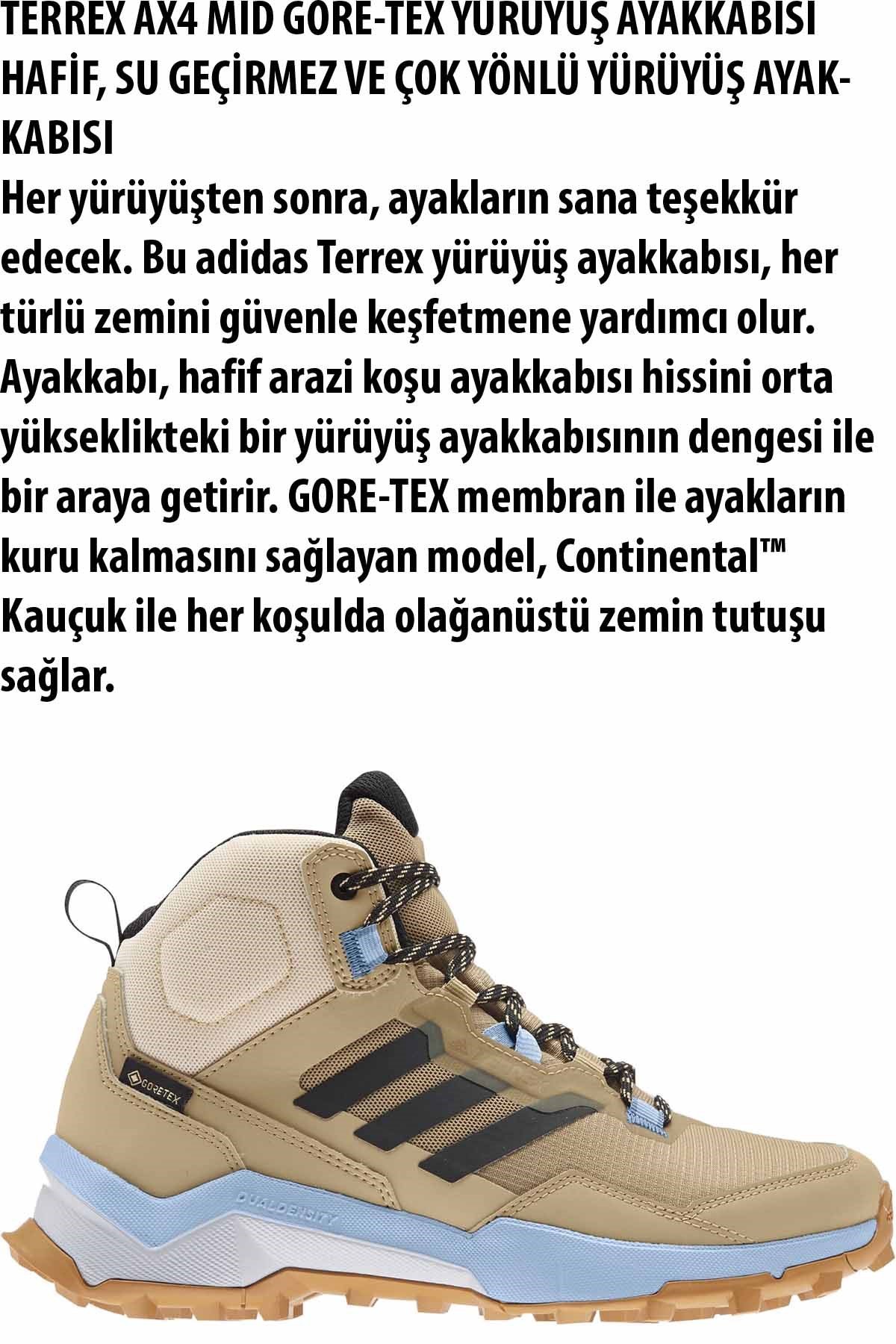 ADIDASBotAdidas Terrex AX4 Mid Kadın Bot Ayakkabı FZ3242Bej