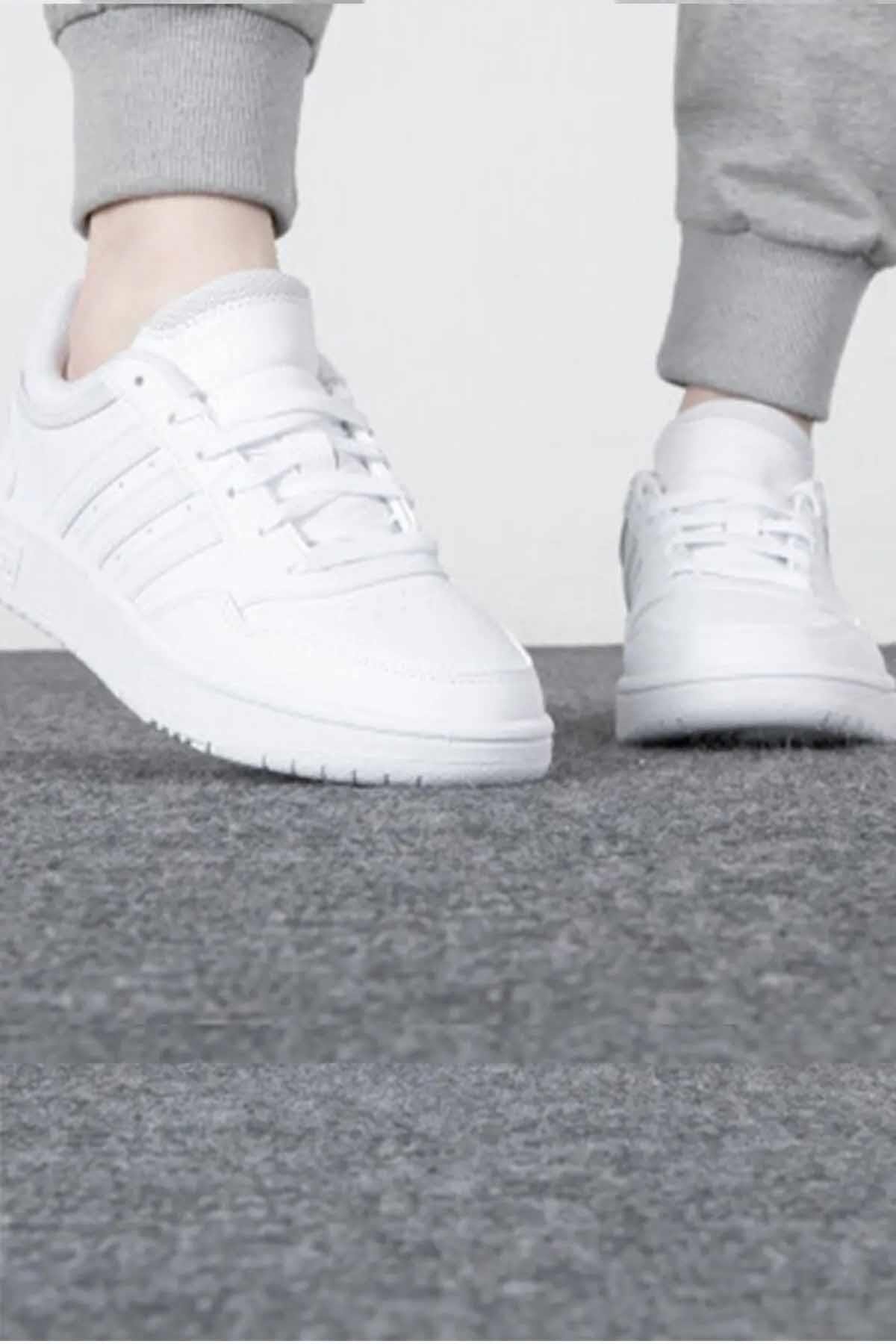 ADIDASSneakerAdidas Hoops 3.0 Mid K Kadın Sneaker Ayakkabı GWR3036Beyaz