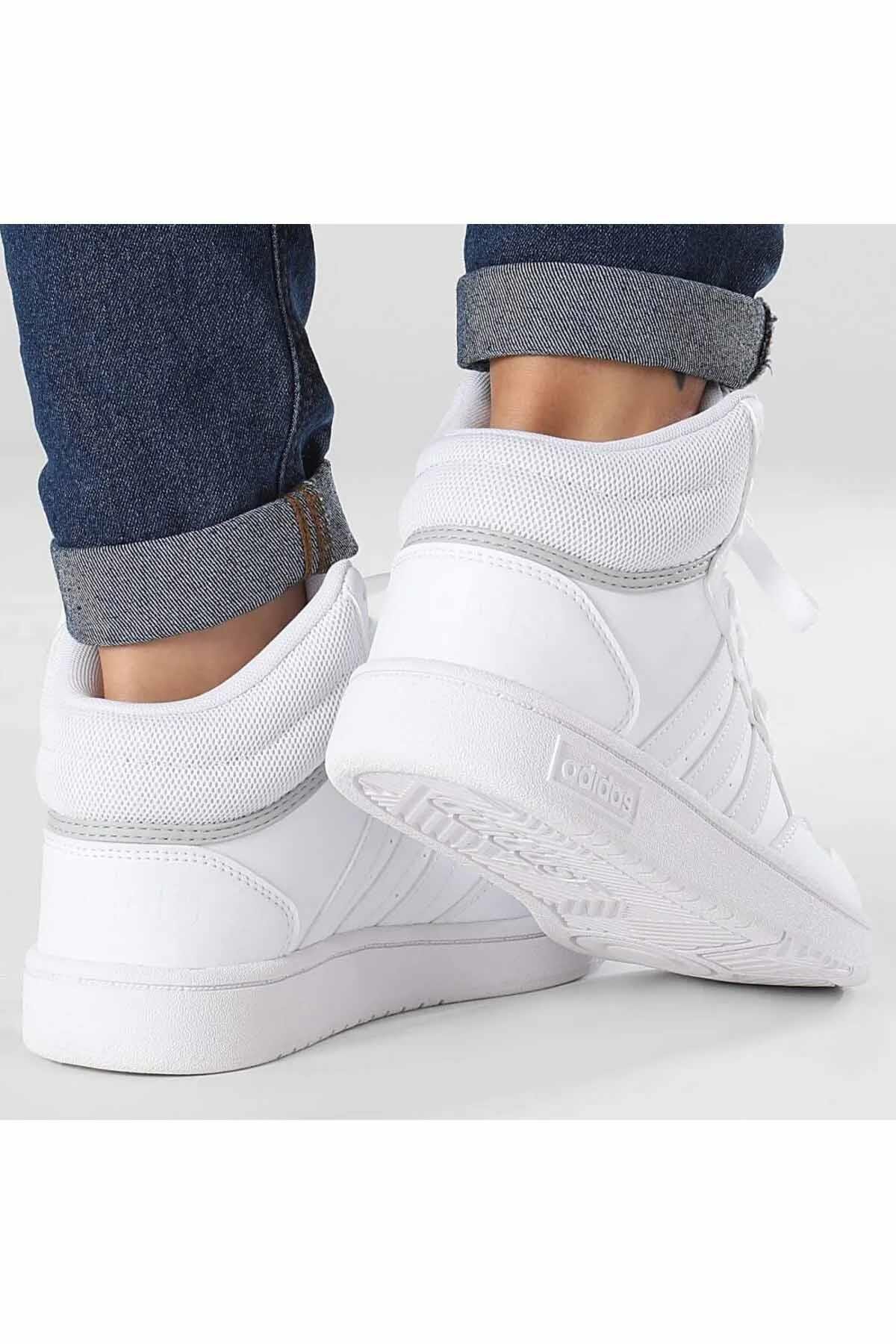 ADIDASSneakerAdidas Hoops Mid 3,0 Kadın Sneaker Ayakkabı GW0401Beyaz