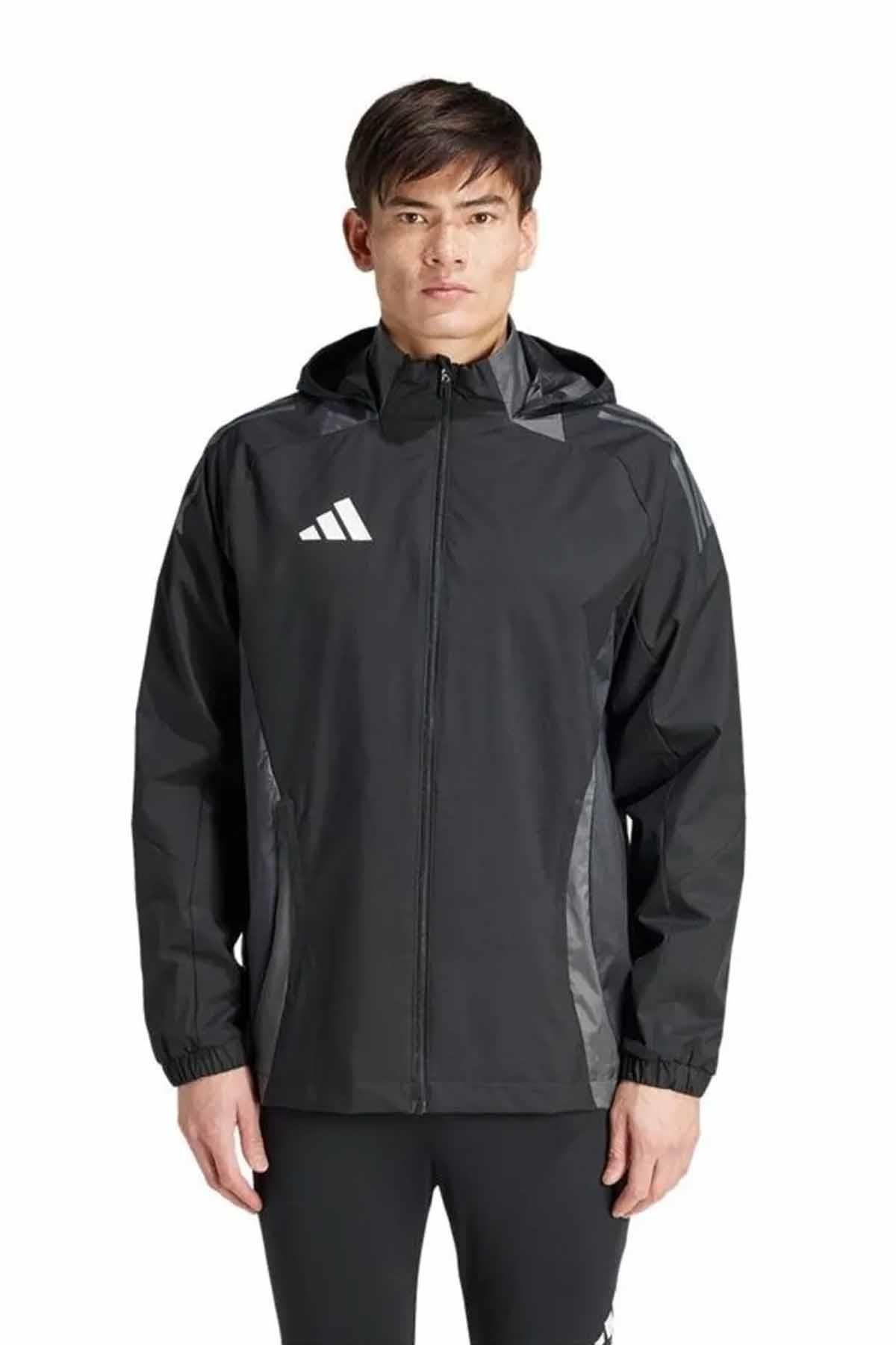 ADIDASYağmurlukAdidas Erkek Ceket Yağmurluk Erkek Yağmurluk IJ8343Siyah