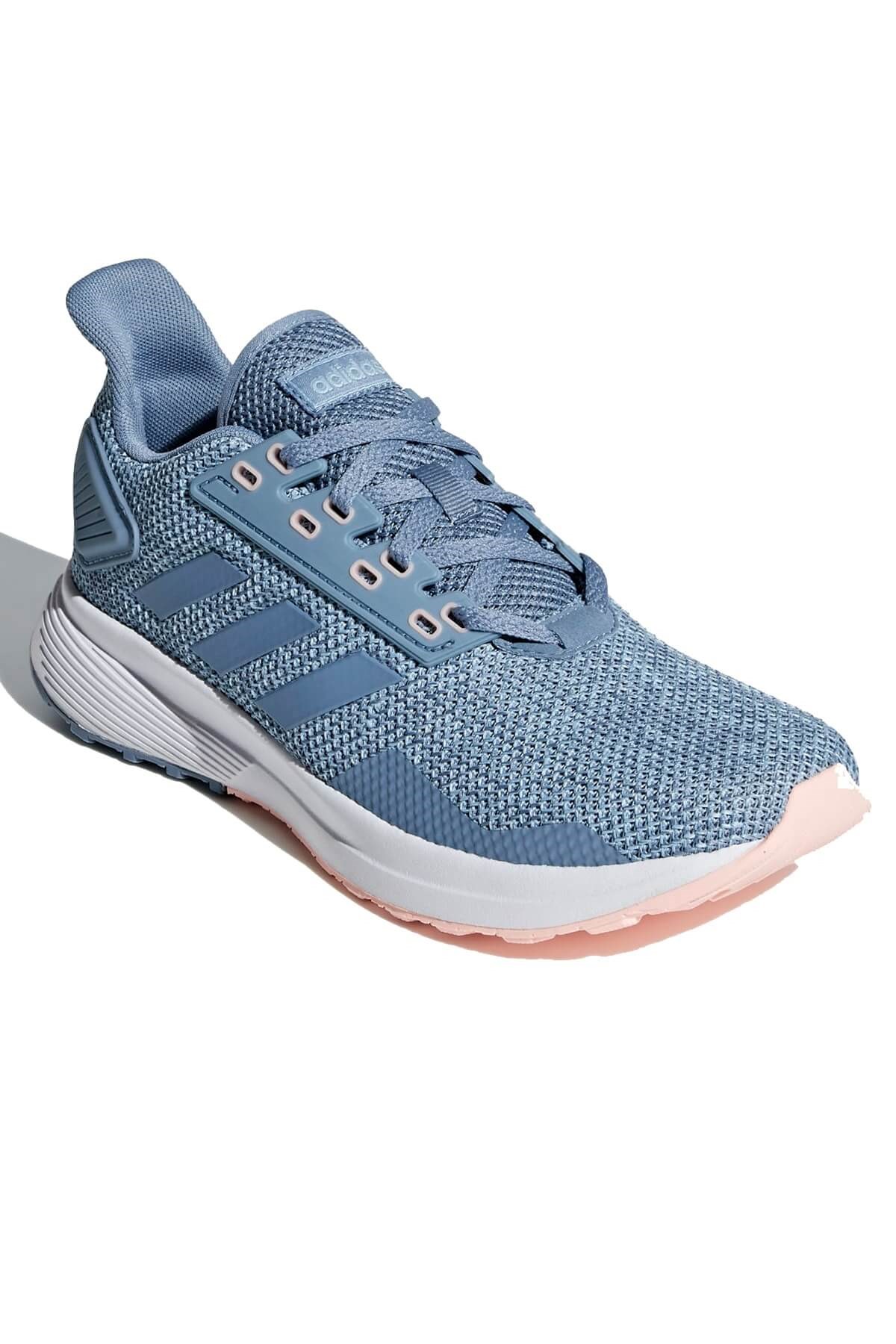 ADIDASYürüyüş KoşuAdidas Duramo 9 Kadın Yürüyüş Koşu Ayakkabı F34762MAVİ-BEYAZ