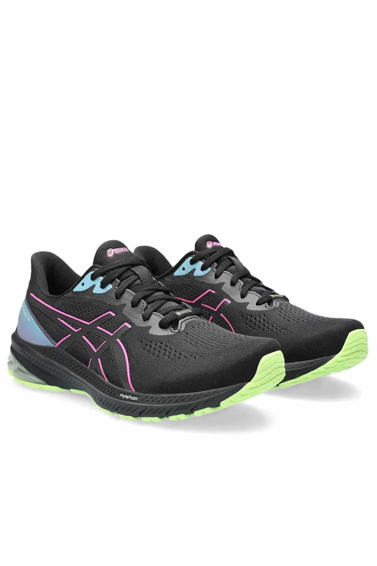 ASICSOutdoorAsics Gt-1000 12 Gtx Kadın Outdoor Ayakkabı 1012B508-001Siyah/Gri