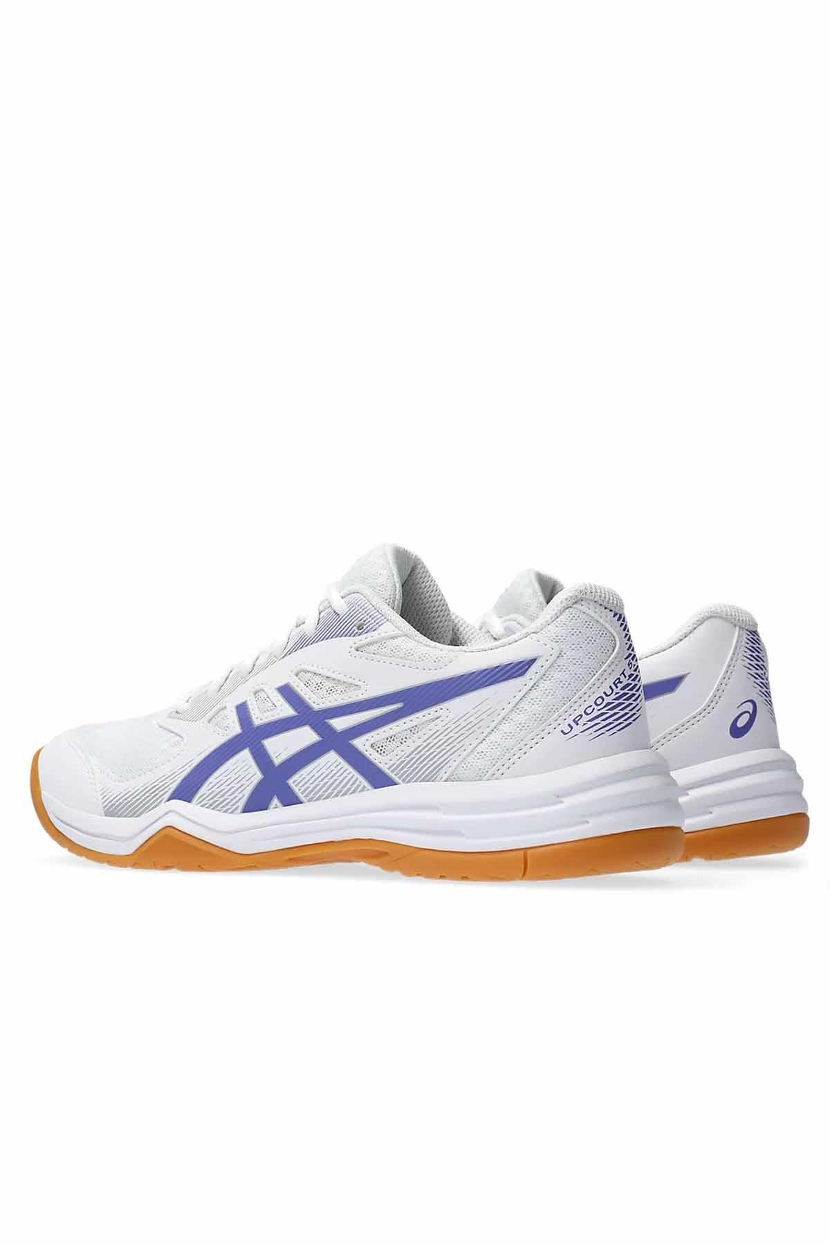 ASICSVoleybolAsics Upcourt 5 Kadın Voleybol Ayakkabı 1072A088-103Beyaz/Mavi