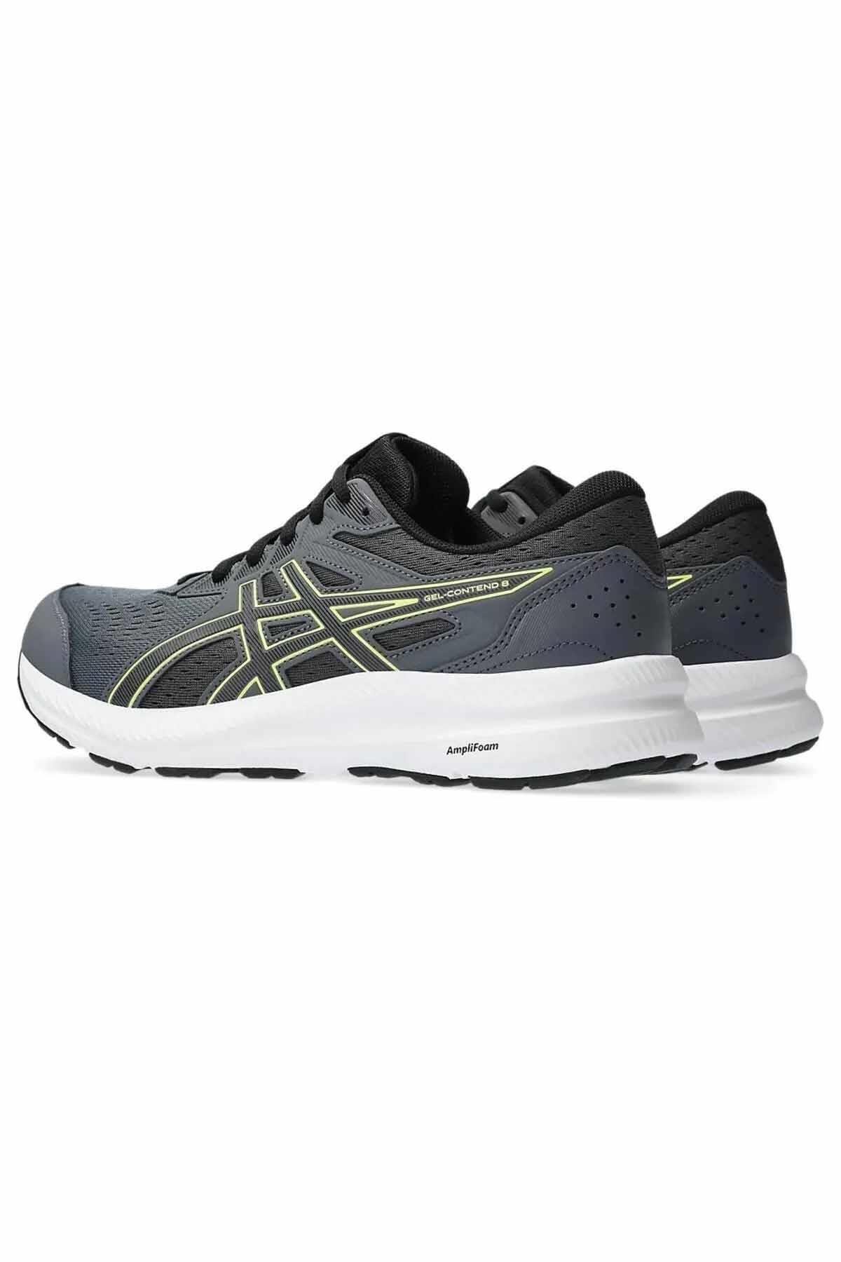 ASICSYürüyüş KoşuAsics Gel-Contend 8 Erkek Yürüyüş Koşu Ayakkabı 1011B492-026Gri/Gümüş