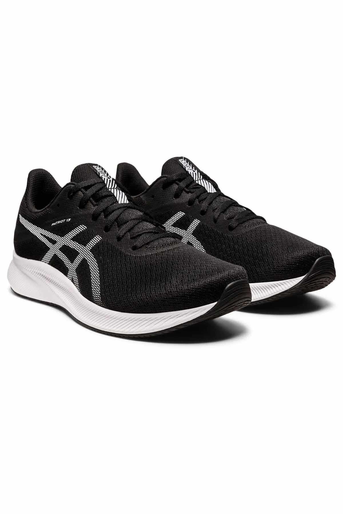 ASICSYürüyüş KoşuAsics PATRIOT 13 Erkek Yürüyüş Koşu Ayakkabı 1011B485-001Siyah-Byz