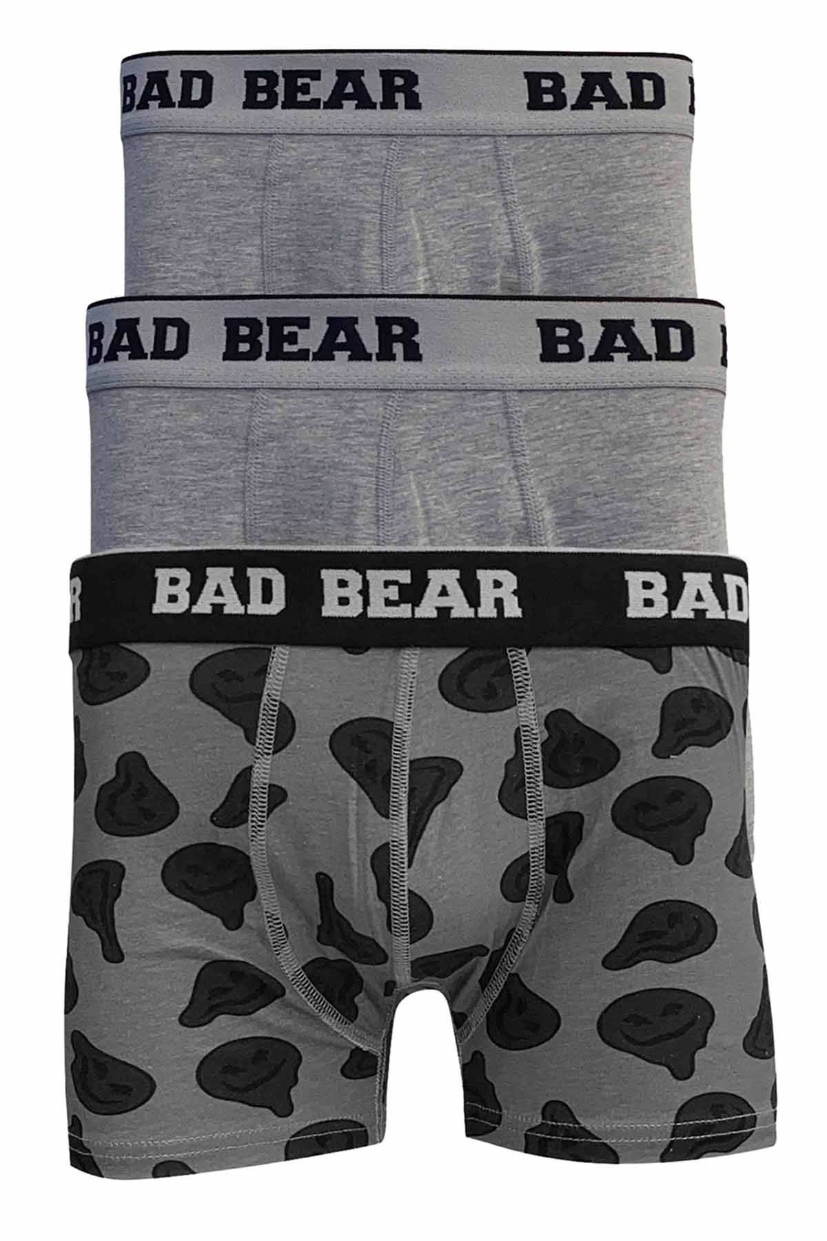 BAD BEARBoxerBad Bear Melt Boxer 3-Pack Erkek Boxer 21.01.03.016-C19GRAYMELANG