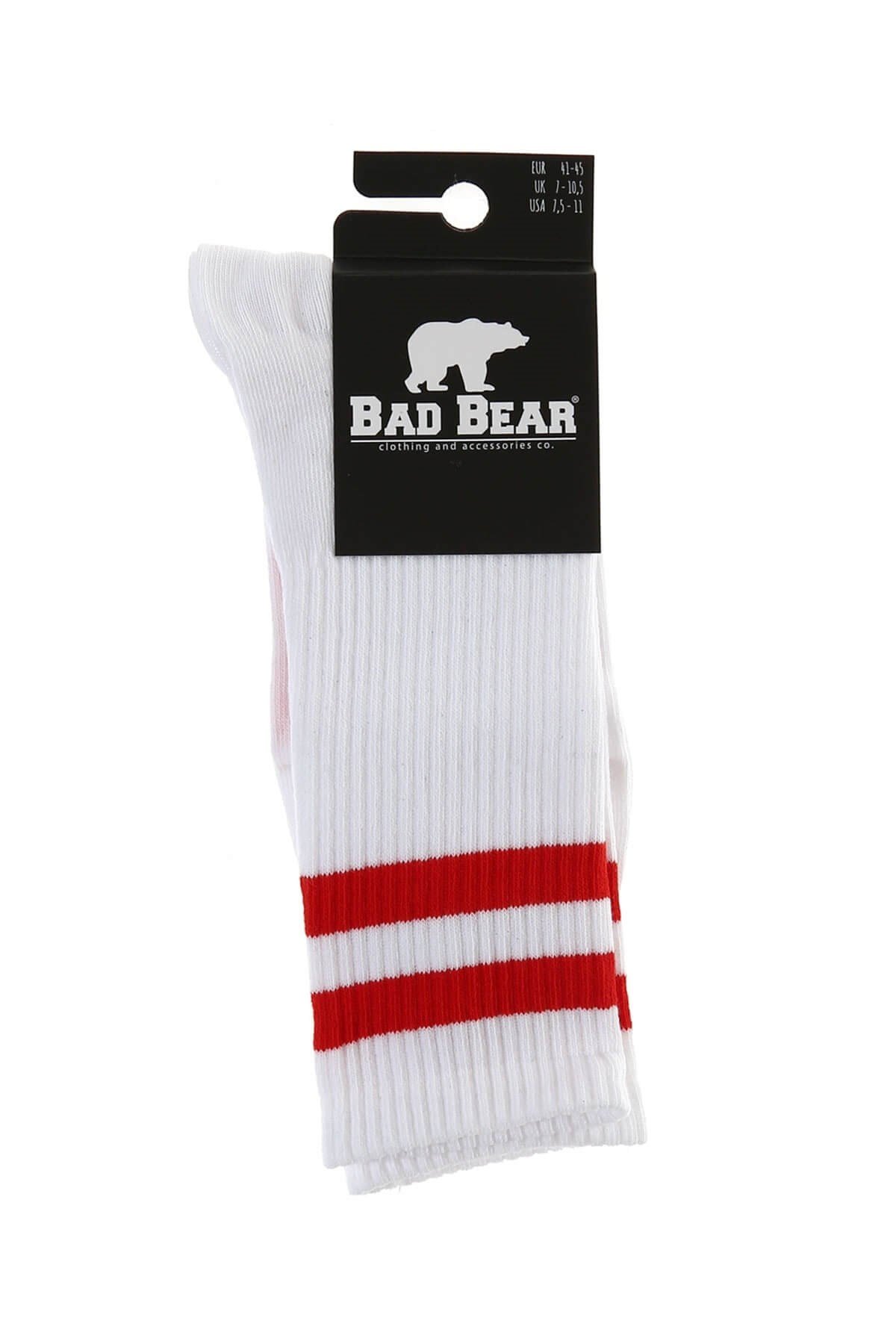 BAD BEARÇorapBad Bear BENCH TALL Unisex Çorap 18.01.02.030-White-Red