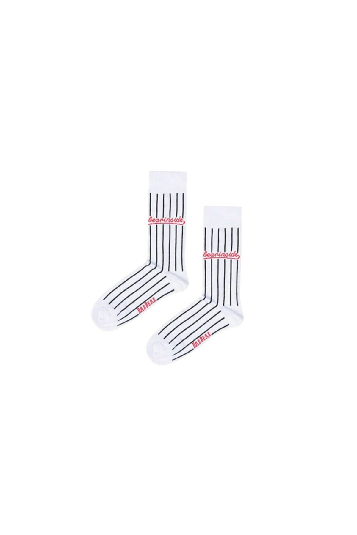 BAD BEARÇorapBad Bear Referee Tall Erkek Çorap 20.02.02.009BEYAZ