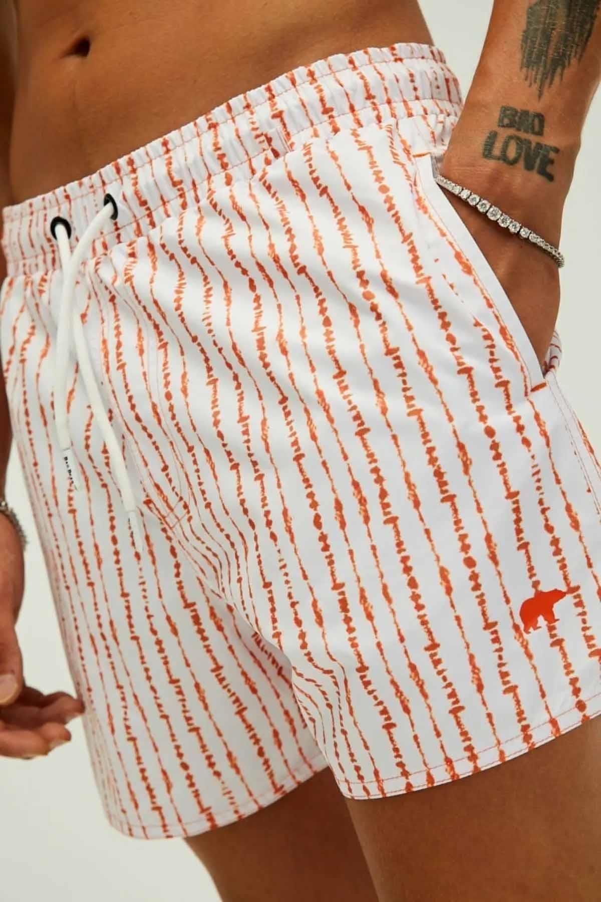 BAD BEARDeniz ŞortuBad Bear Flıck Swımshort Erkek Deniz Şortu 22.01.09.005TURUNCU