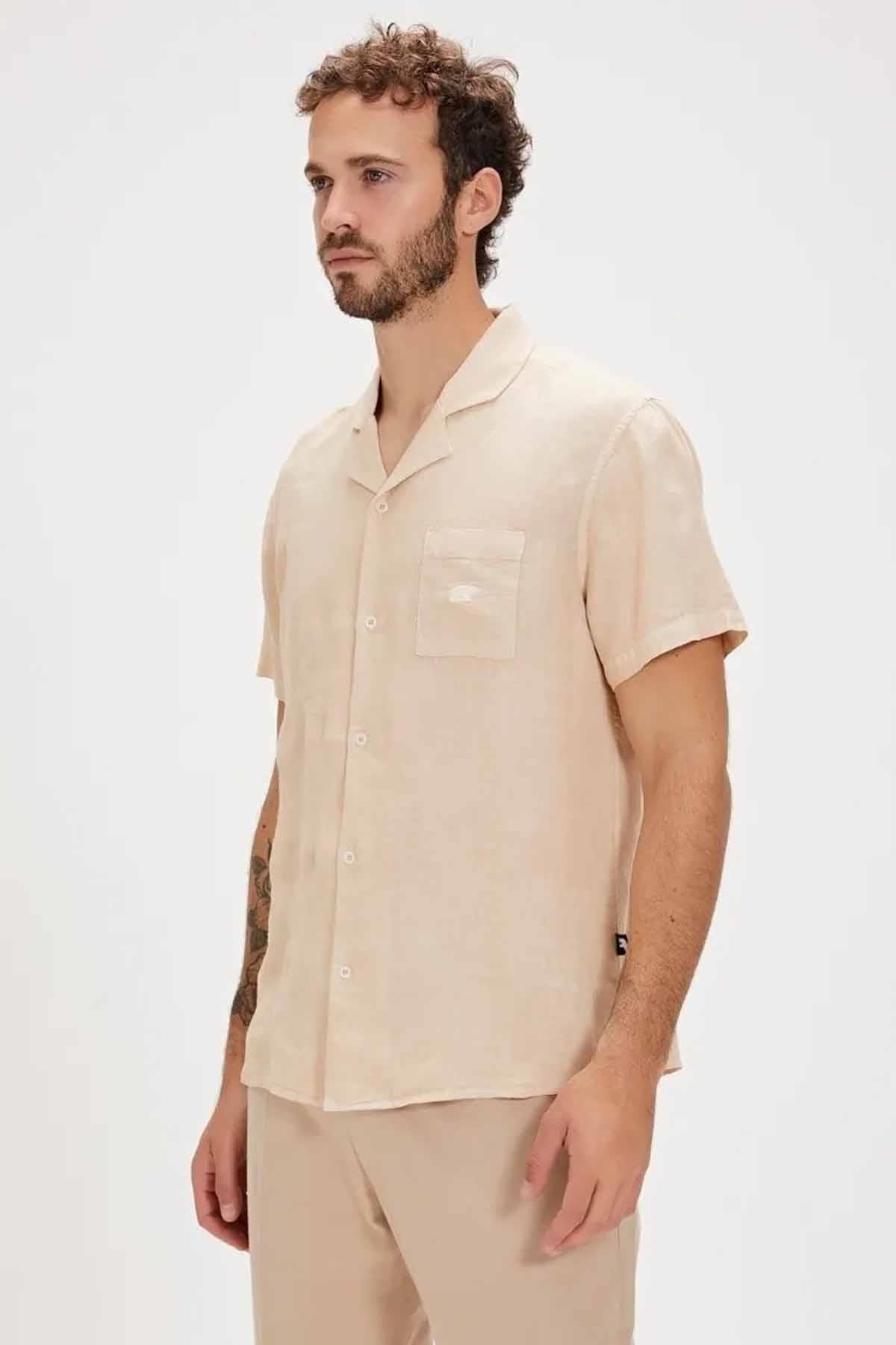 BAD BEARGömlekBad bear Lyne Shirt Erkek Gömlek 24.01.30.002BEIGE