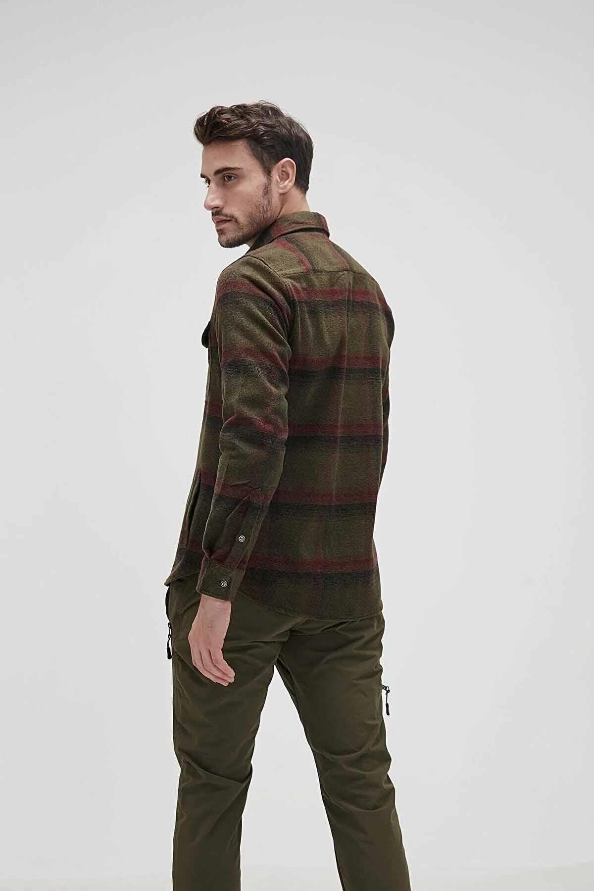 BAD BEARGömlekBad Bear Woodant Full-Zip Shirt Erkek Gömlek 20.02.30.002KHAKI