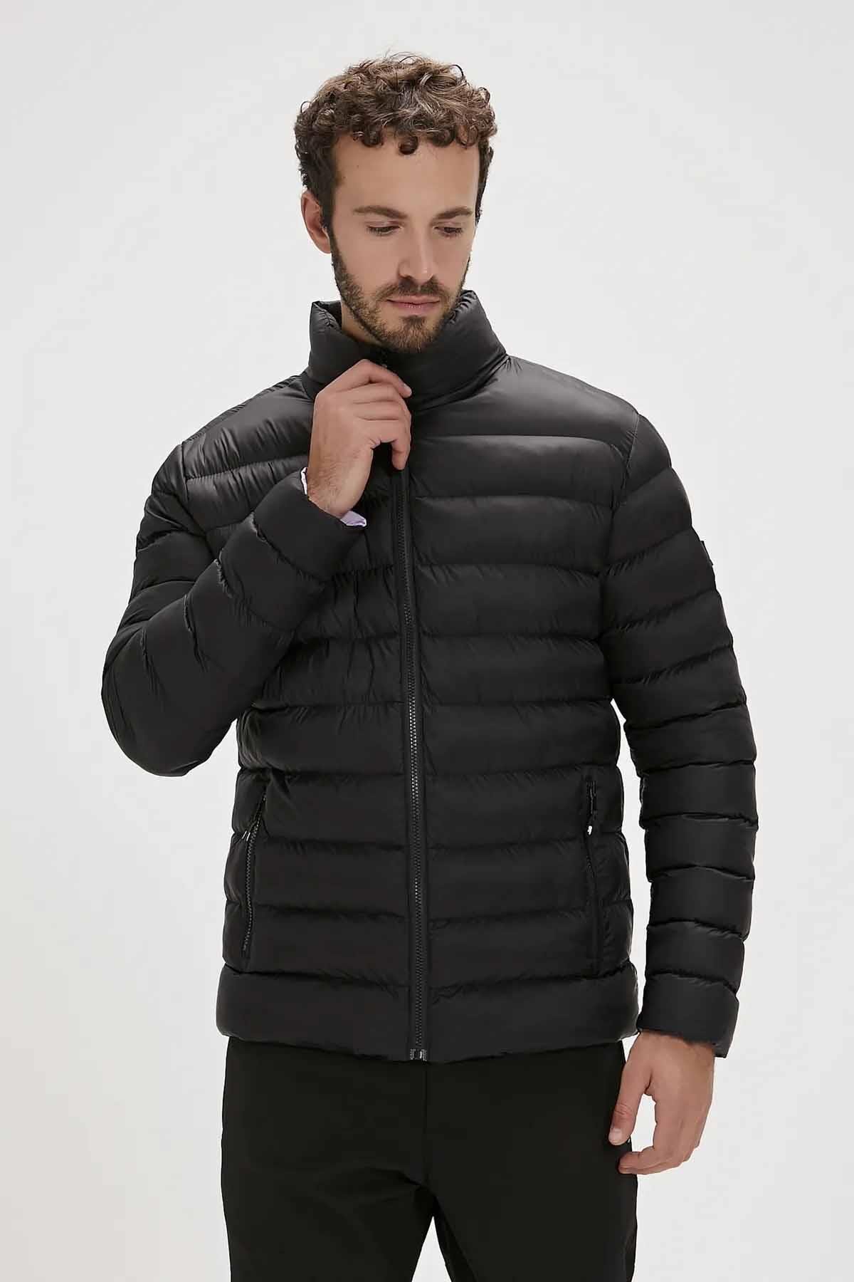 BAD BEARMontBad Bear Boss Puffer Jacket Erkek Mont 23.02.15.001 SyhSIYAH