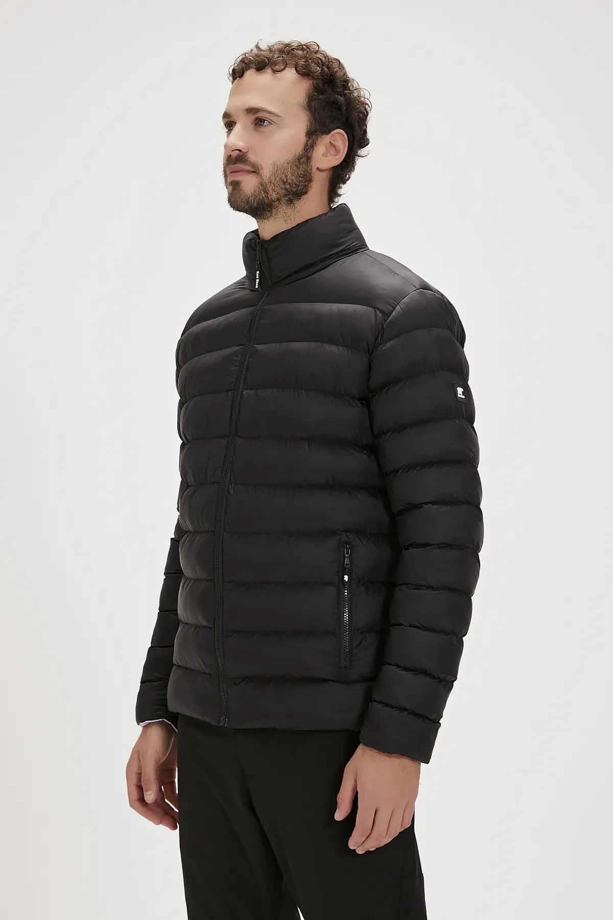 BAD BEARMontBad Bear Boss Puffer Jacket Erkek Mont 23.02.15.001 SyhSIYAH