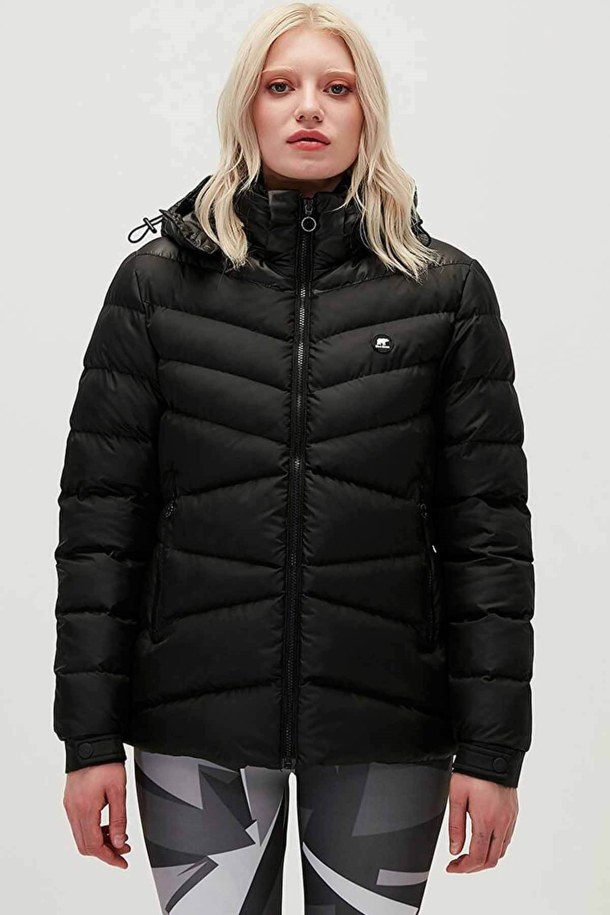 BAD BEARMontBad Bear Diamond Puffer Kadın Ceket 21.04.15.005-C01NIGHT