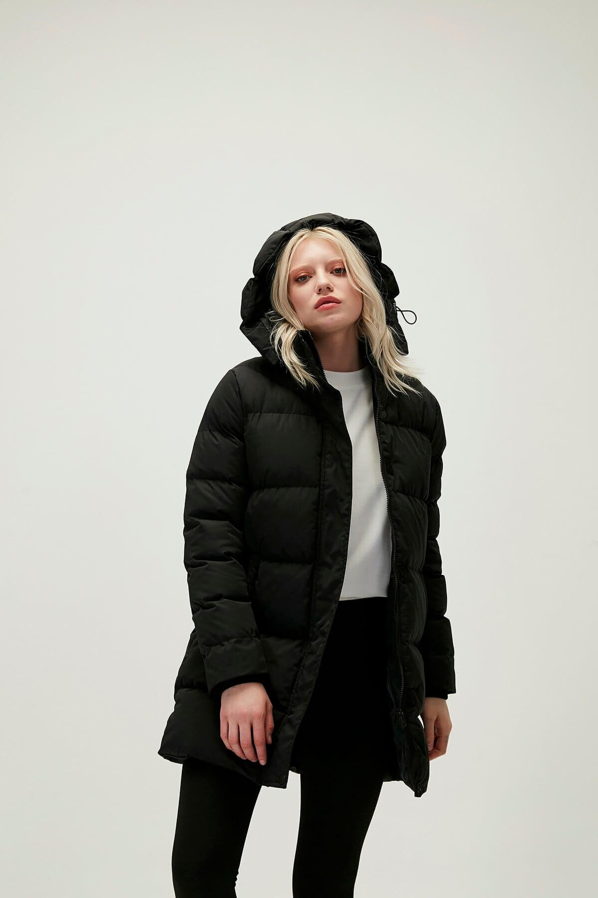 BAD BEARMontBad Bear Nikita Puffer Kadın Mont 21.04.15.001-C01NIGHT