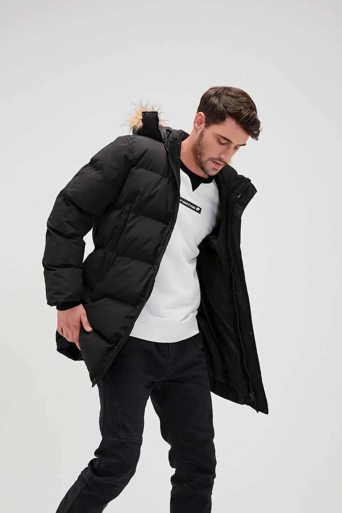 BAD BEARMontBad Bear Pathfinder Coat Erkek Mont 20.02.13.001NIGHT