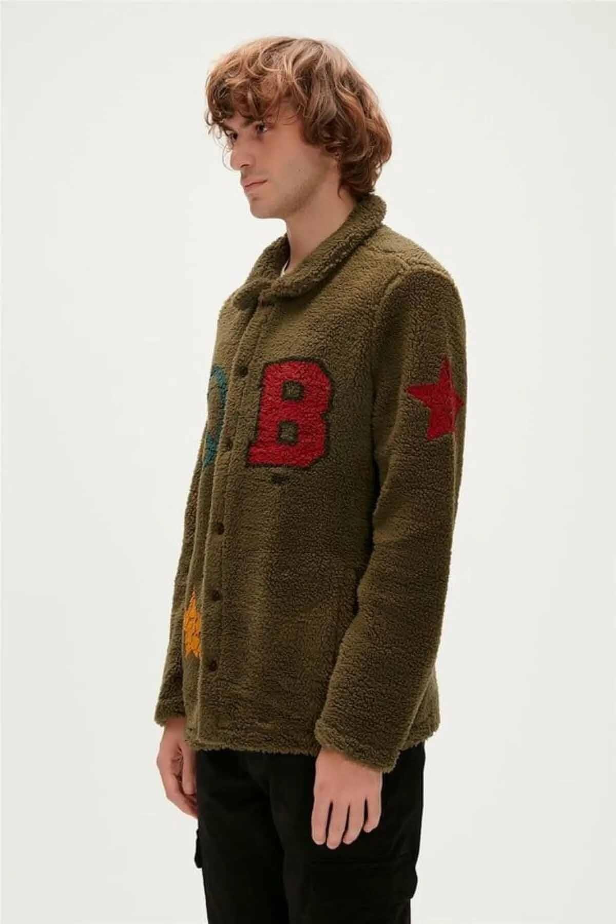 BAD BEARPolar CeketBad Bear Freedom Plush Jacket Erkek Polar Ceket 23.02.29.003KHAKI