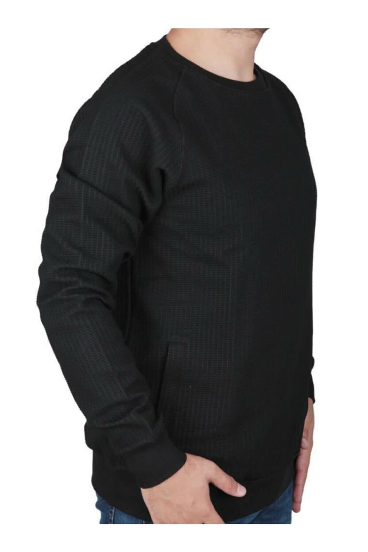 BAD BEARPolar SweatshirtBad Bear Corn Crewneck Erkek Polar Sweatshirt 21.02.12.031 NGTSiyah