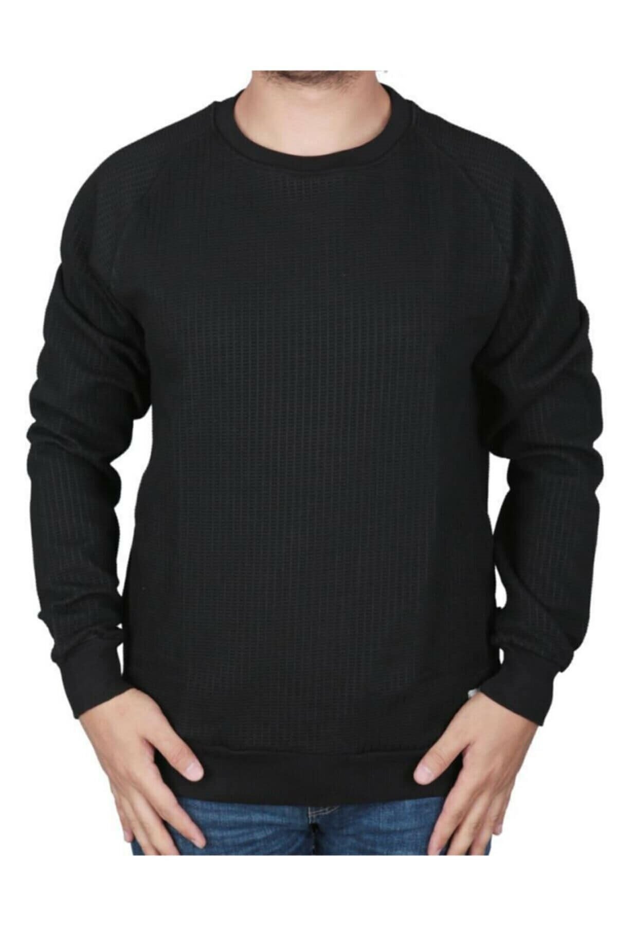 BAD BEARPolar SweatshirtBad Bear Corn Crewneck Erkek Polar Sweatshirt 21.02.12.031 NGTSiyah