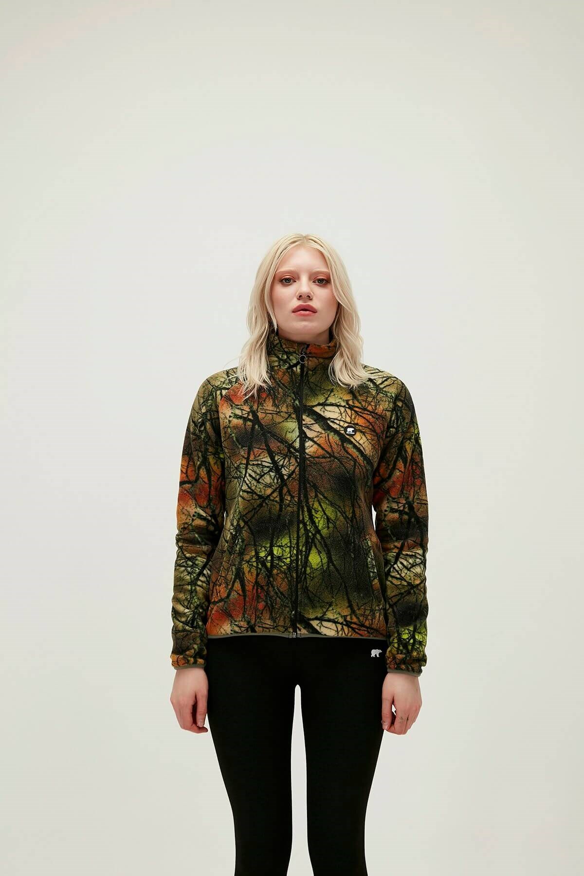 BAD BEARPolar SweatshirtBad Bear Equinox Full Zip Polar Kadın Polar Sweatshirt 21.04.21.001HAKI