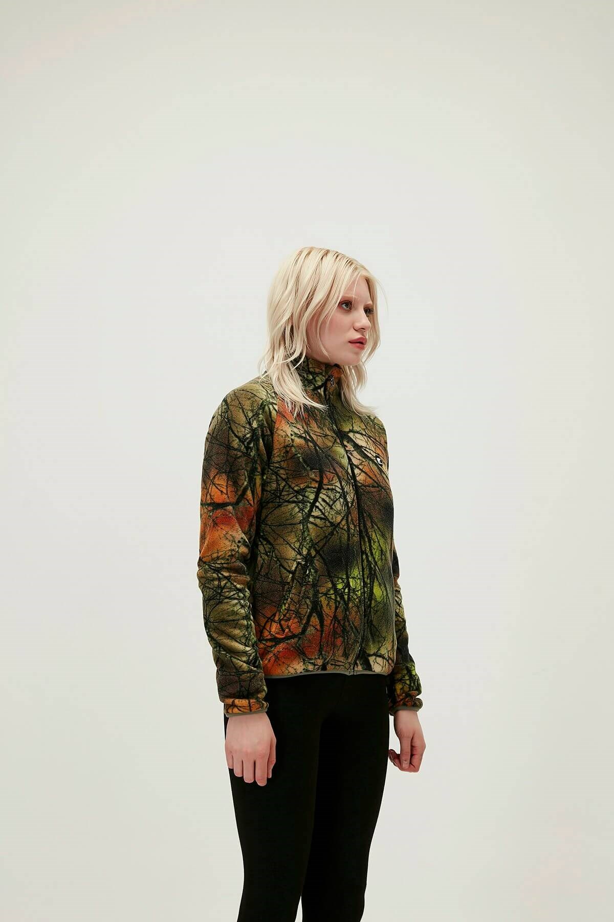 BAD BEARPolar SweatshirtBad Bear Equinox Full Zip Polar Kadın Polar Sweatshirt 21.04.21.001HAKI