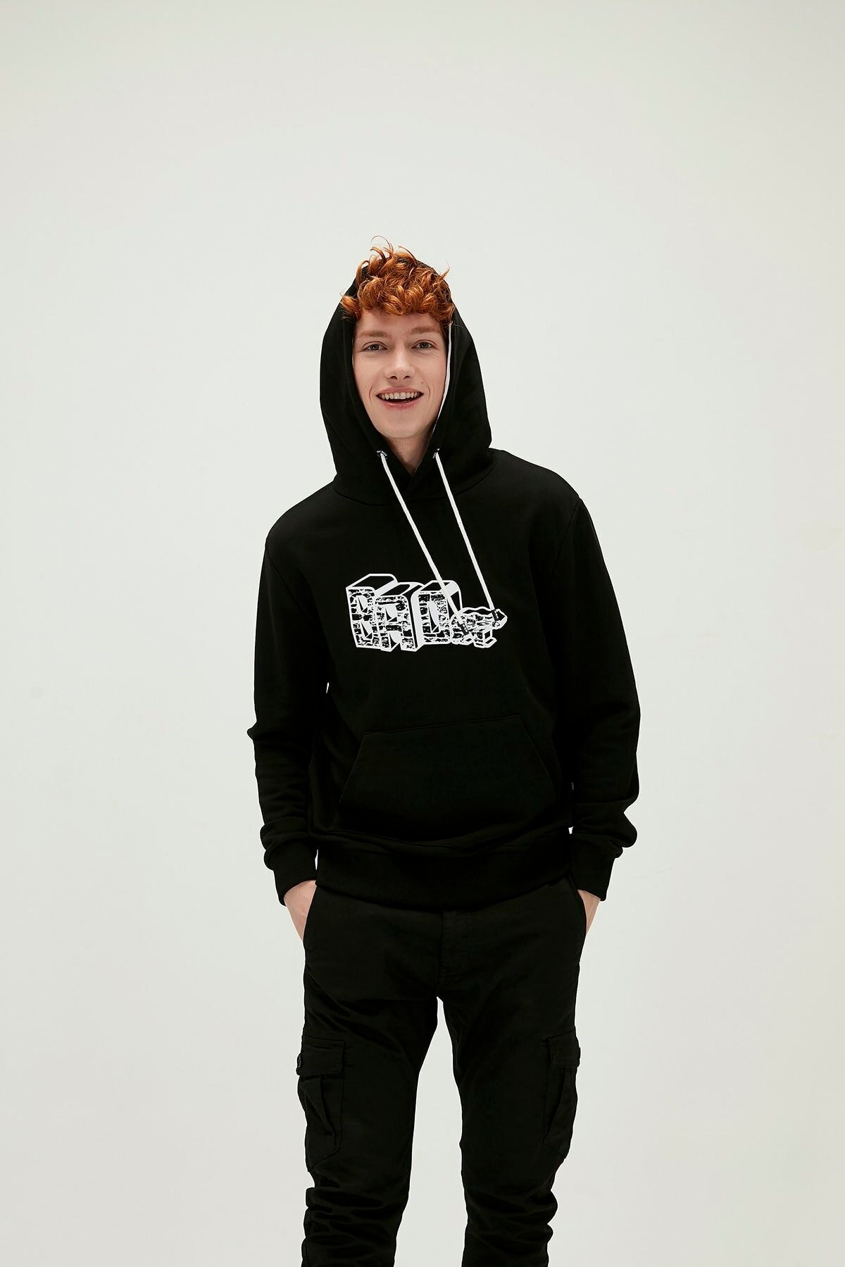 BAD BEARSweatshirtBad Bear Badwall Hoodie Erkek Sweatshirt 21.02.12.013-C01NIGHT