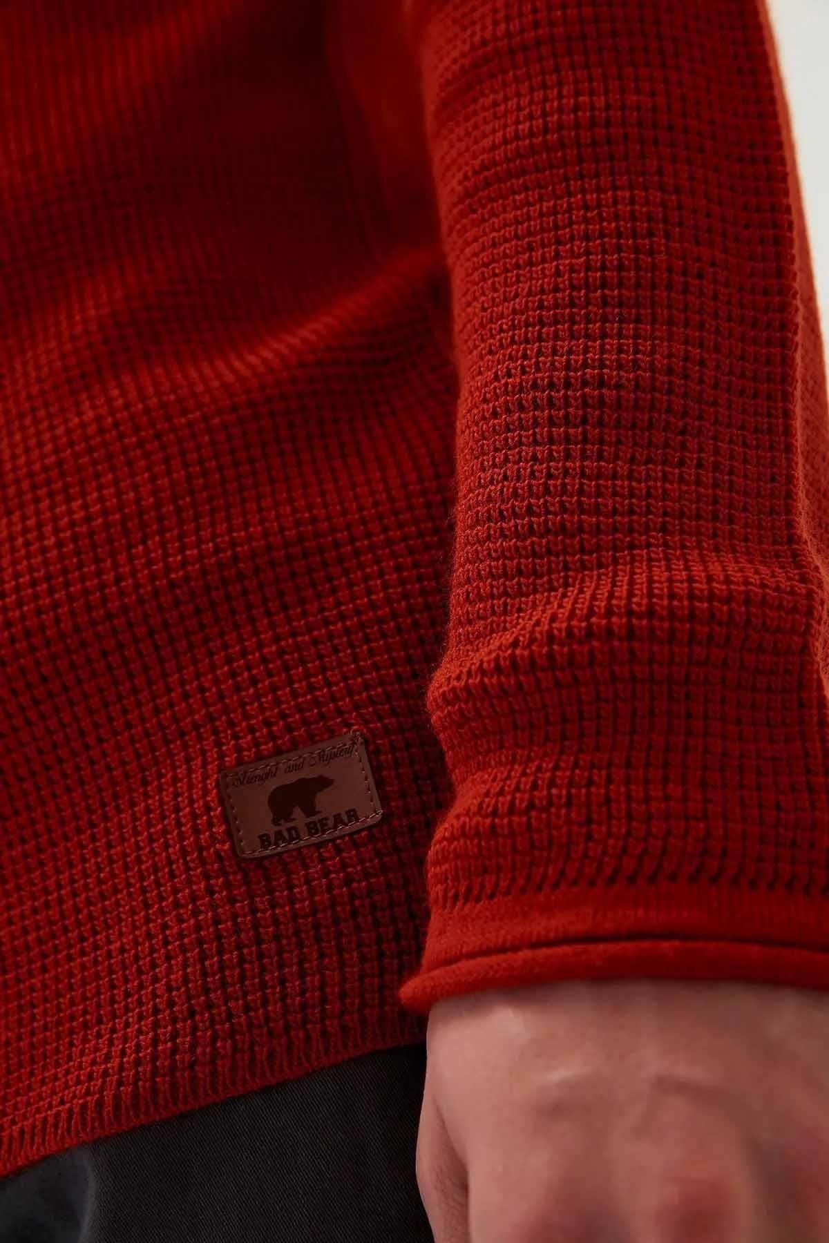 BAD BEARSweatshirtBad bear DAPPLE KNIT Erkek Sweatshirt 19.02.22.009BRICK