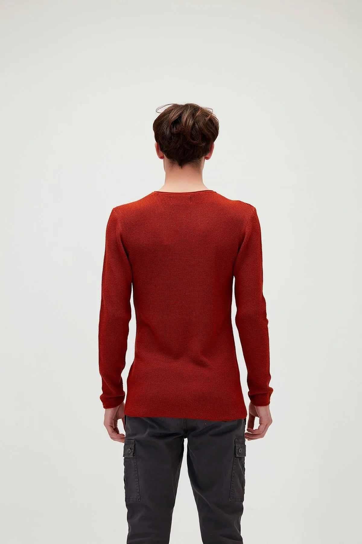 BAD BEARSweatshirtBad bear DAPPLE KNIT Erkek Sweatshirt 19.02.22.009BRICK