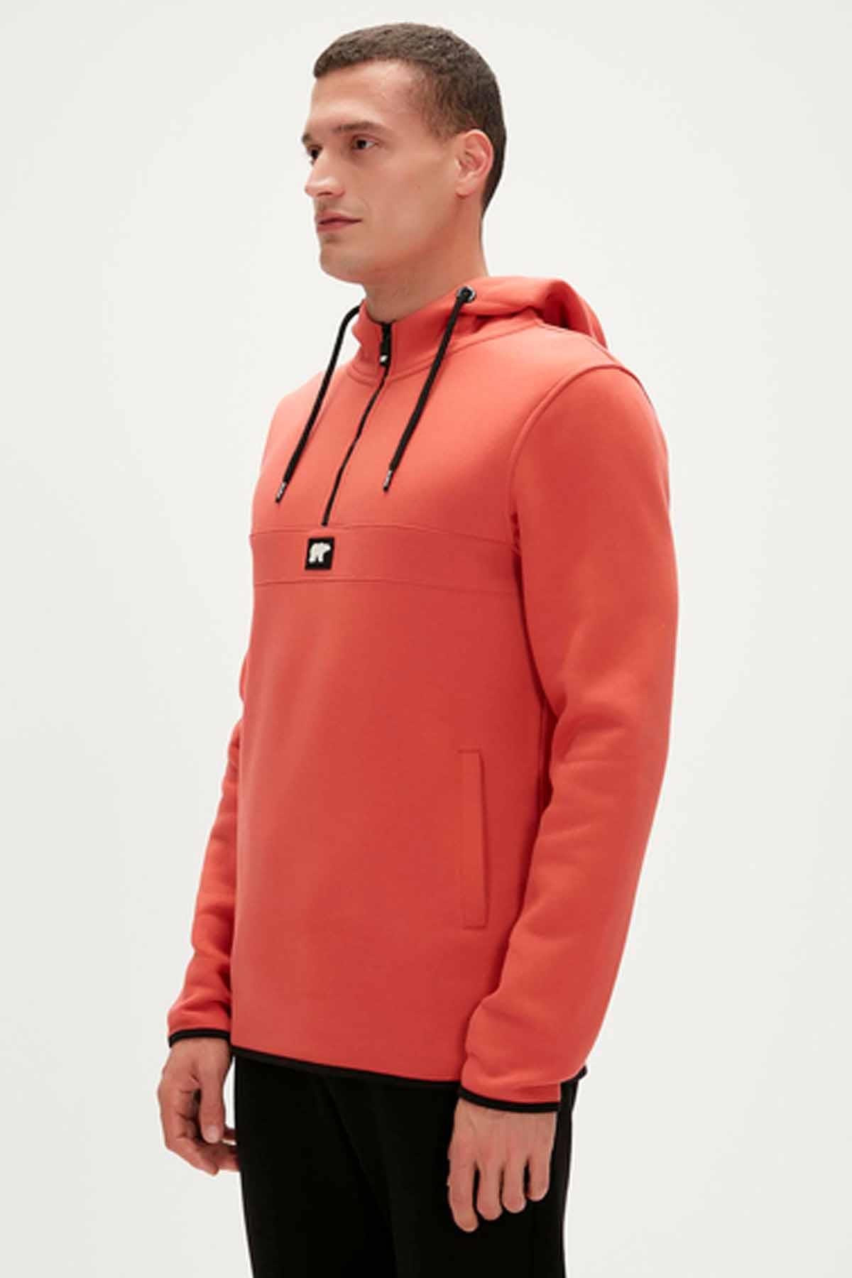 BAD BEARSweatshirtBad Bear Defence Half-Zip Hoodie Erkek Sweatshirt 19.02.27.027GINGER