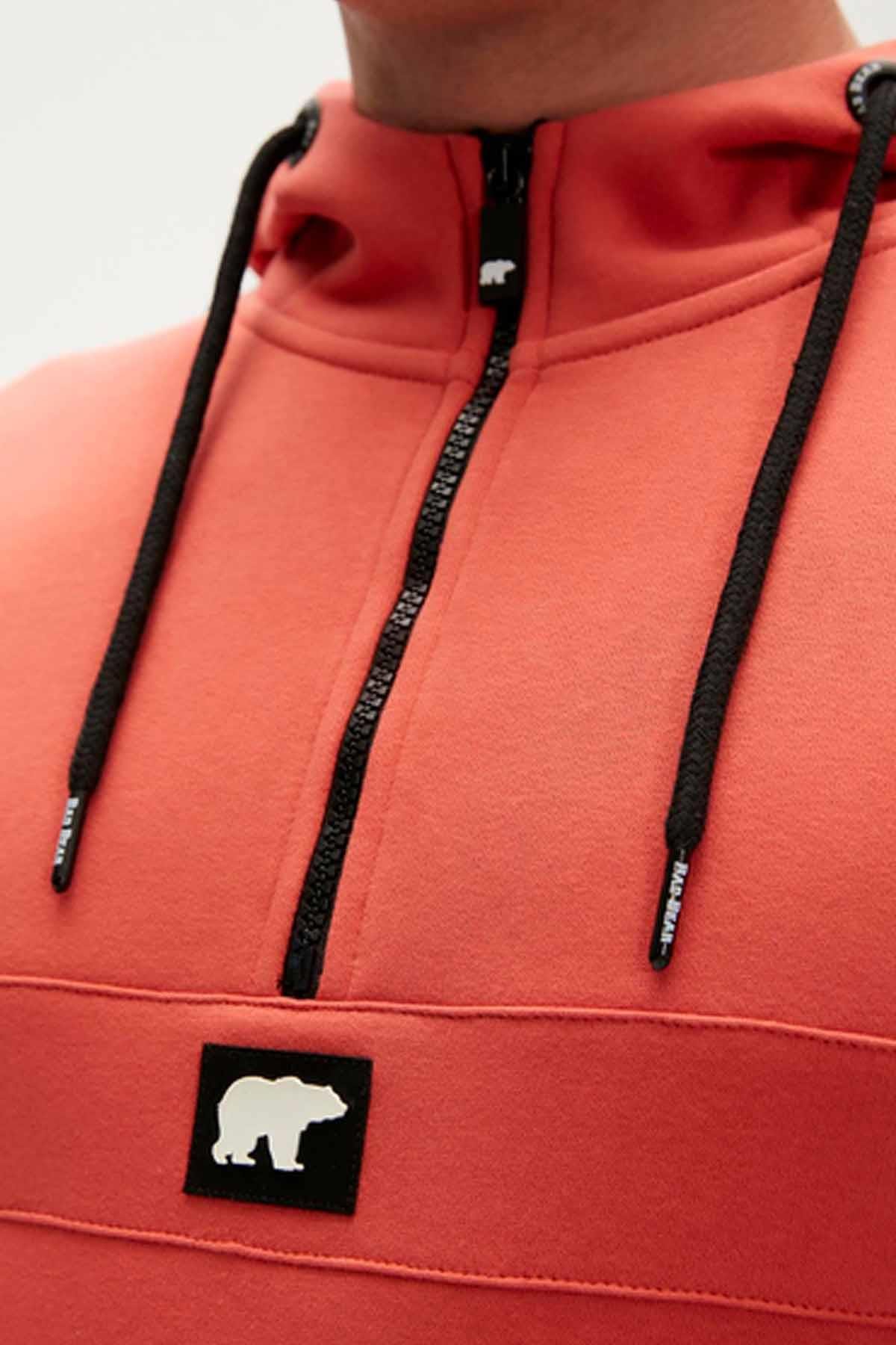 BAD BEARSweatshirtBad Bear Defence Half-Zip Hoodie Erkek Sweatshirt 19.02.27.027GINGER