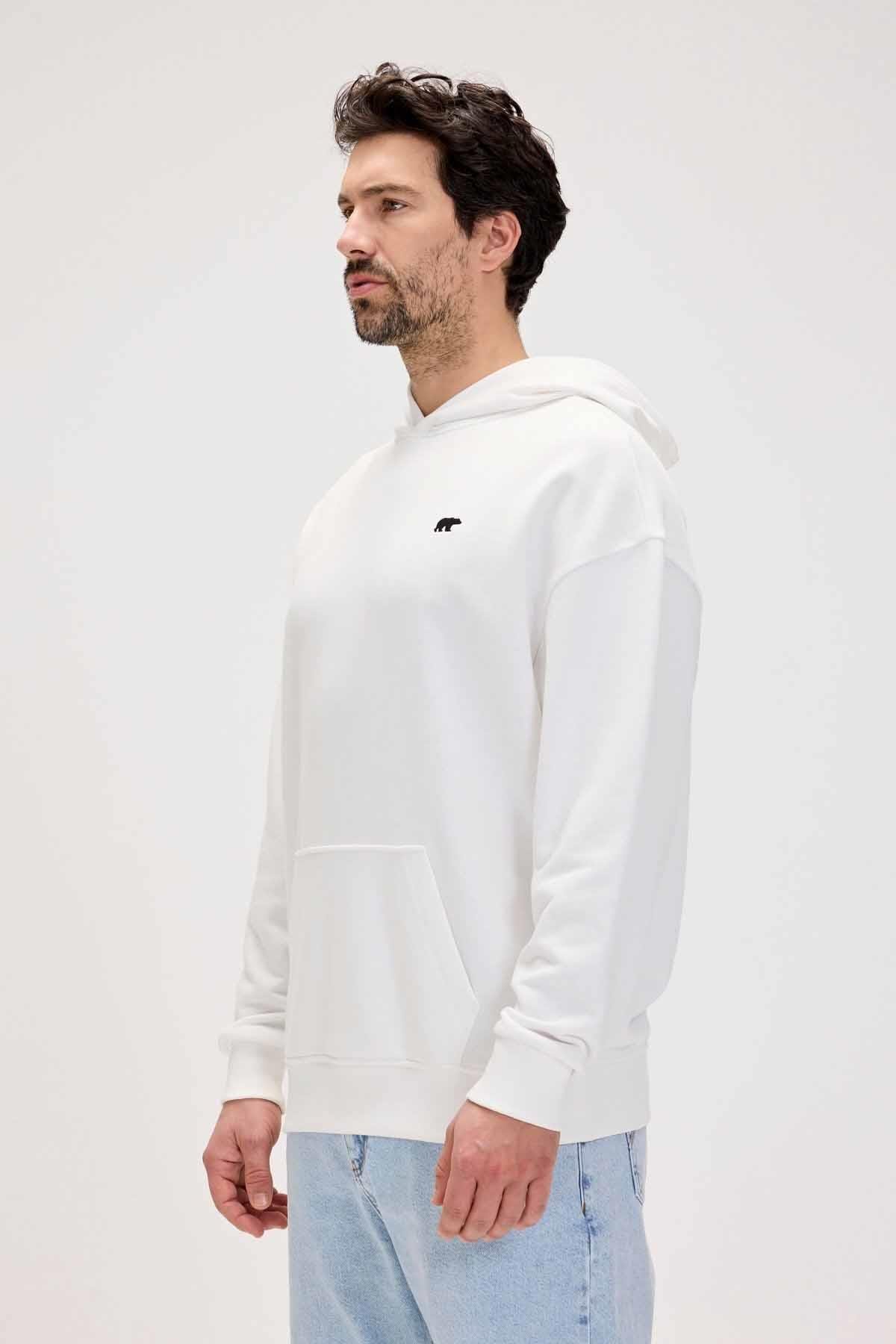 BAD BEARSweatshirtBad bear DRAKE HOODIE OS Erkek Sweatshirt 24.02.12.014OFF-WHITE