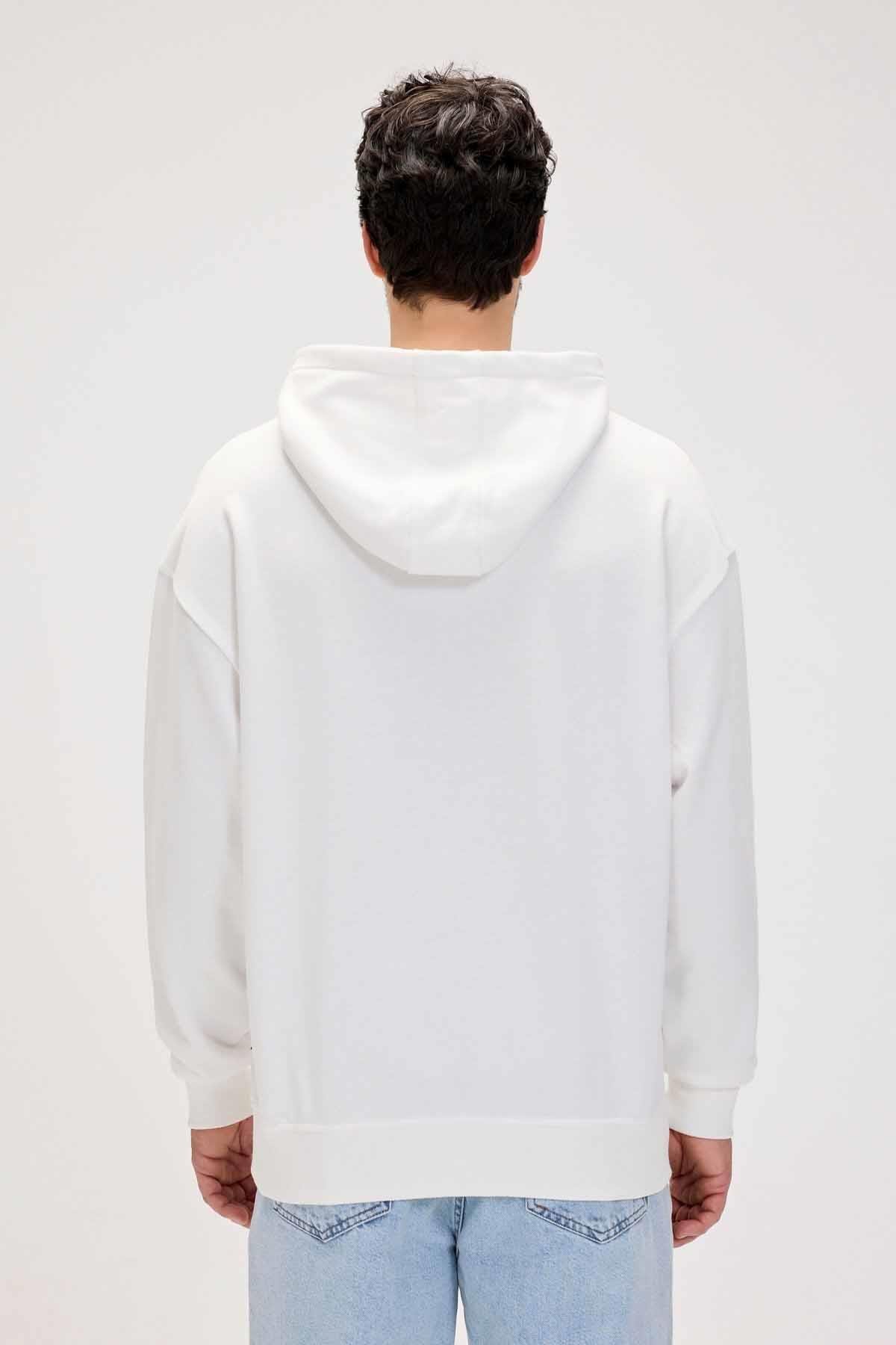 BAD BEARSweatshirtBad bear DRAKE HOODIE OS Erkek Sweatshirt 24.02.12.014OFF-WHITE