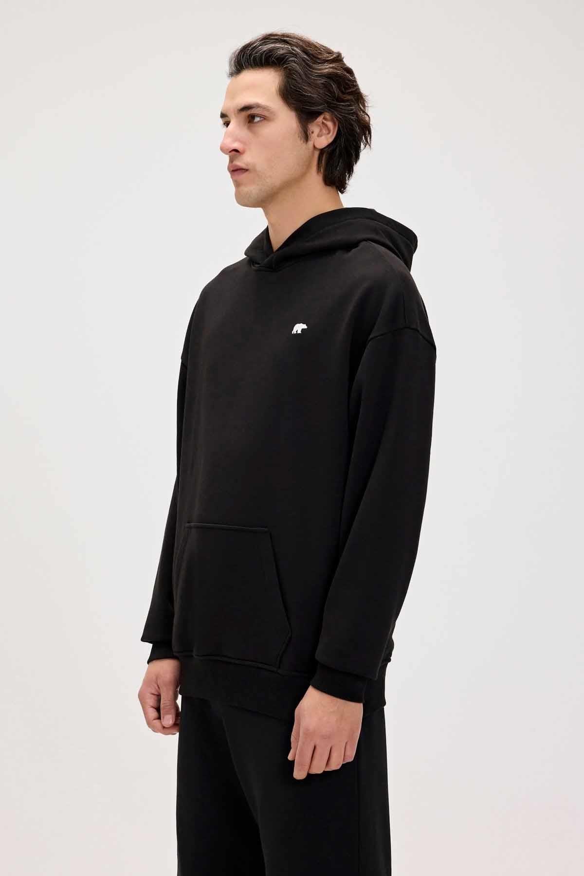 BAD BEARSweatshirtBad bear DRAKE HOODIE OS Erkek Sweatshirt 24.02.12.014NIGHT