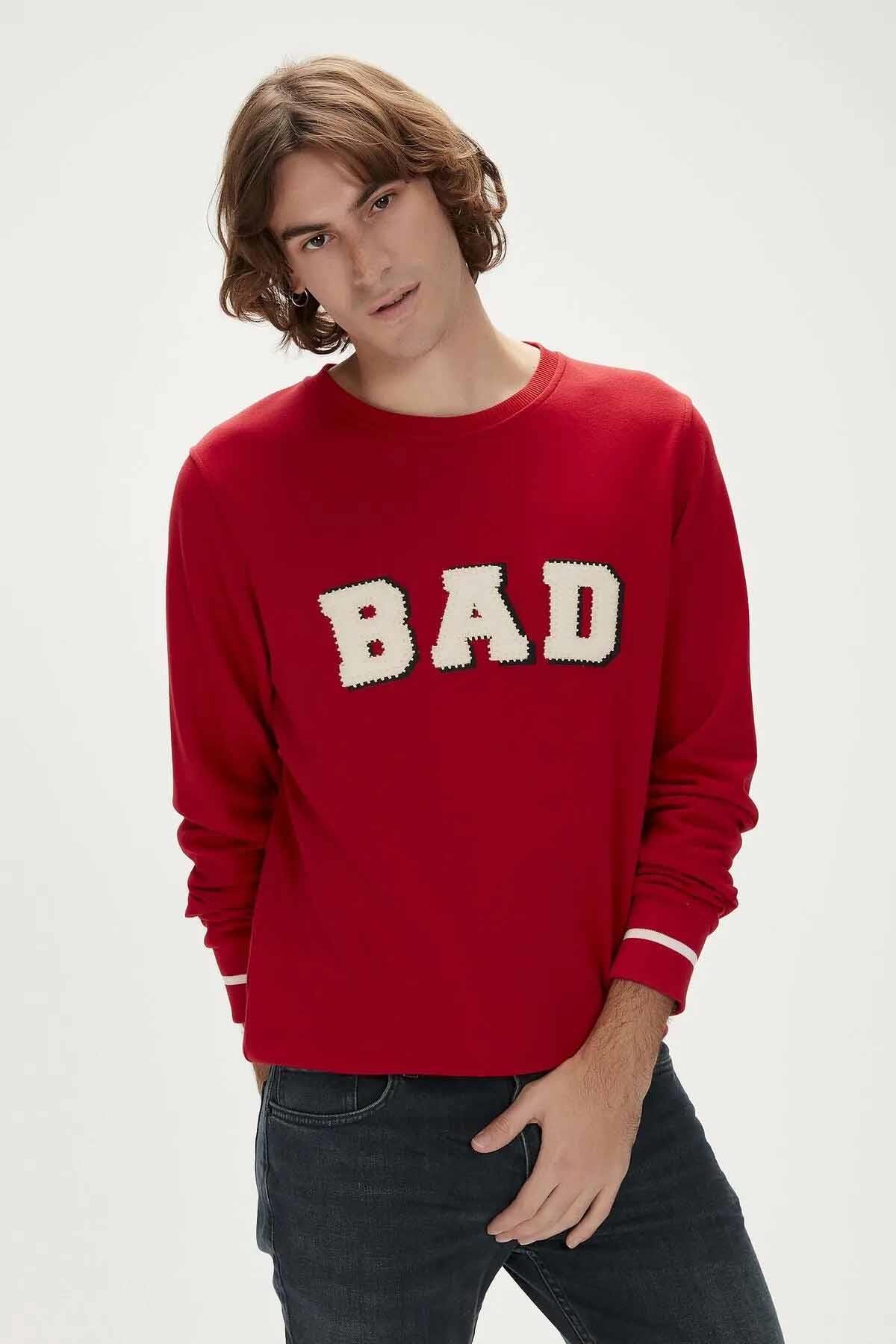 BAD BEARSweatshirtBad Bear Felt Crewneck Erkek Sweatshirt 23.02.12.013MARSH