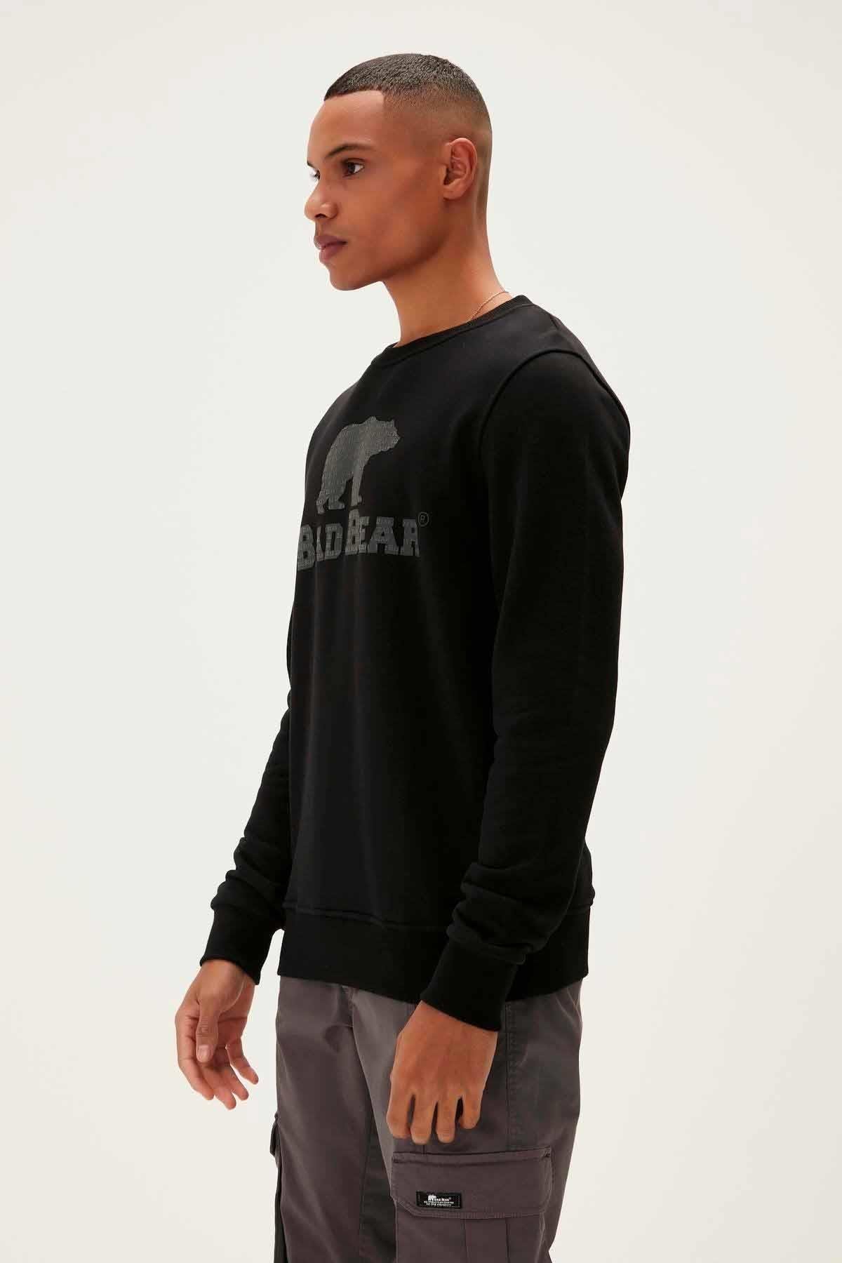 BAD BEARSweatshirtBad bear LOGO CREWNECK Erkek Sweatshirt 22.02.12.007MIDNIGHT