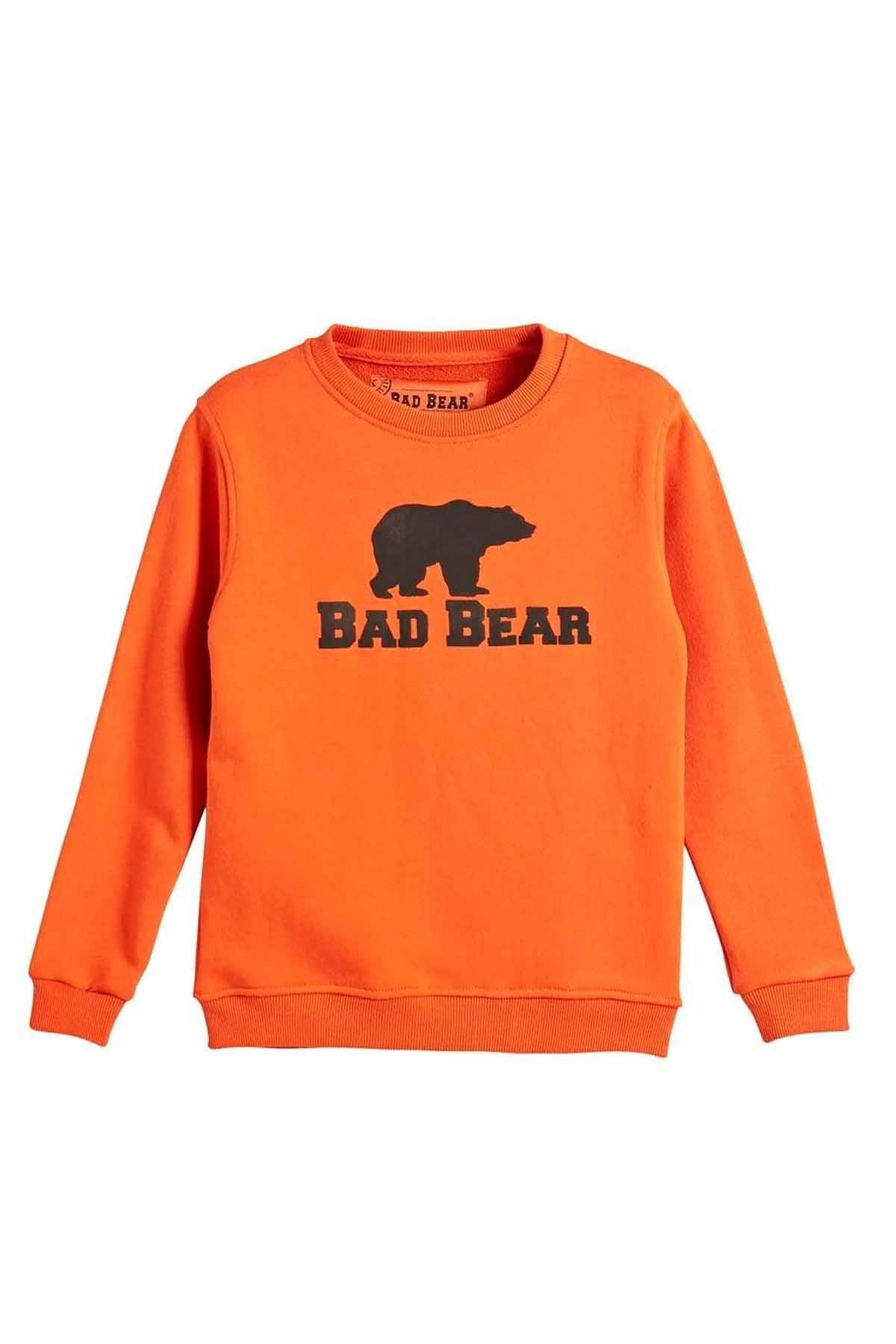 BAD BEARSweatshirtBad bear LOGO CREWNECK JR Çocuk Sweatshirt 23.06.12.001ORANGE