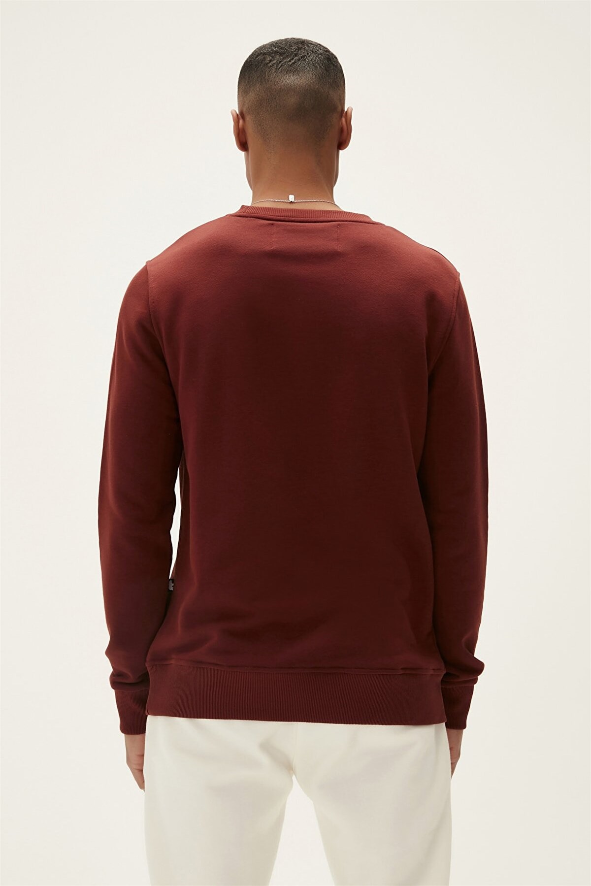 BAD BEARSweatshirtBad Bear Logo Crewneck Erkek Sweatshirt 22.02.12.007BORDO