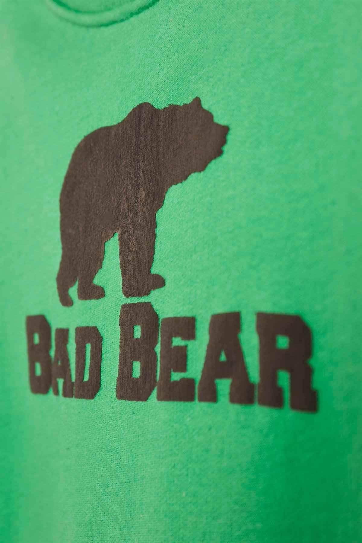 BAD BEARSweatshirtBad bear LOGO CREWNECK JR Çocuk Sweatshirt 23.06.12.001GREEN