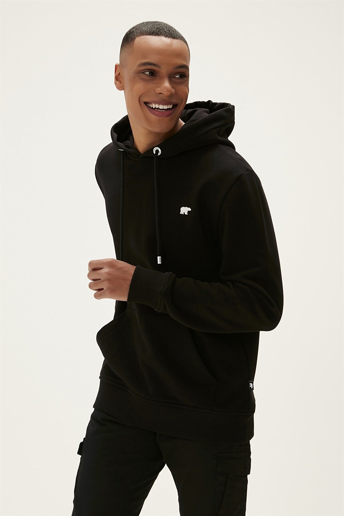 BAD BEARSweatshirtBad Bear Long Story Hoodie Erkek Sweatshirt 22.02.12.034Siyah