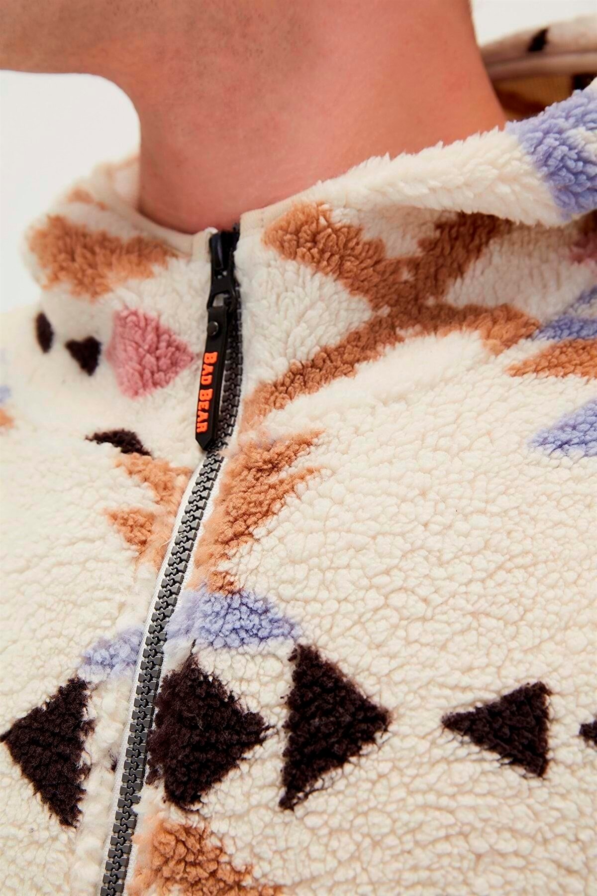 BAD BEARSweatshirtBad Bear Nomad Half Zıp Plush Erkek Sweatshirt 21.02.29.001ECRU