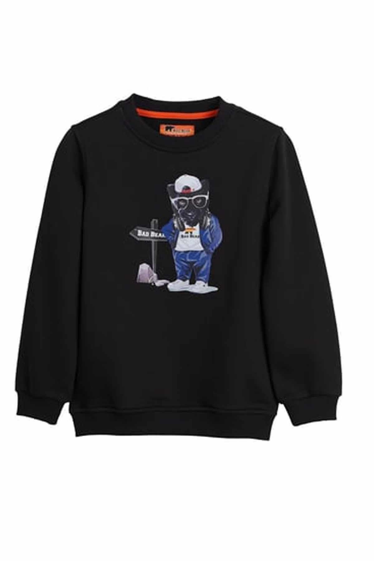 BAD BEARSweatshirtBad bear PANTHER CREWNECK JR Çocuk Sweatshirt 24.06.12.006NIGHT