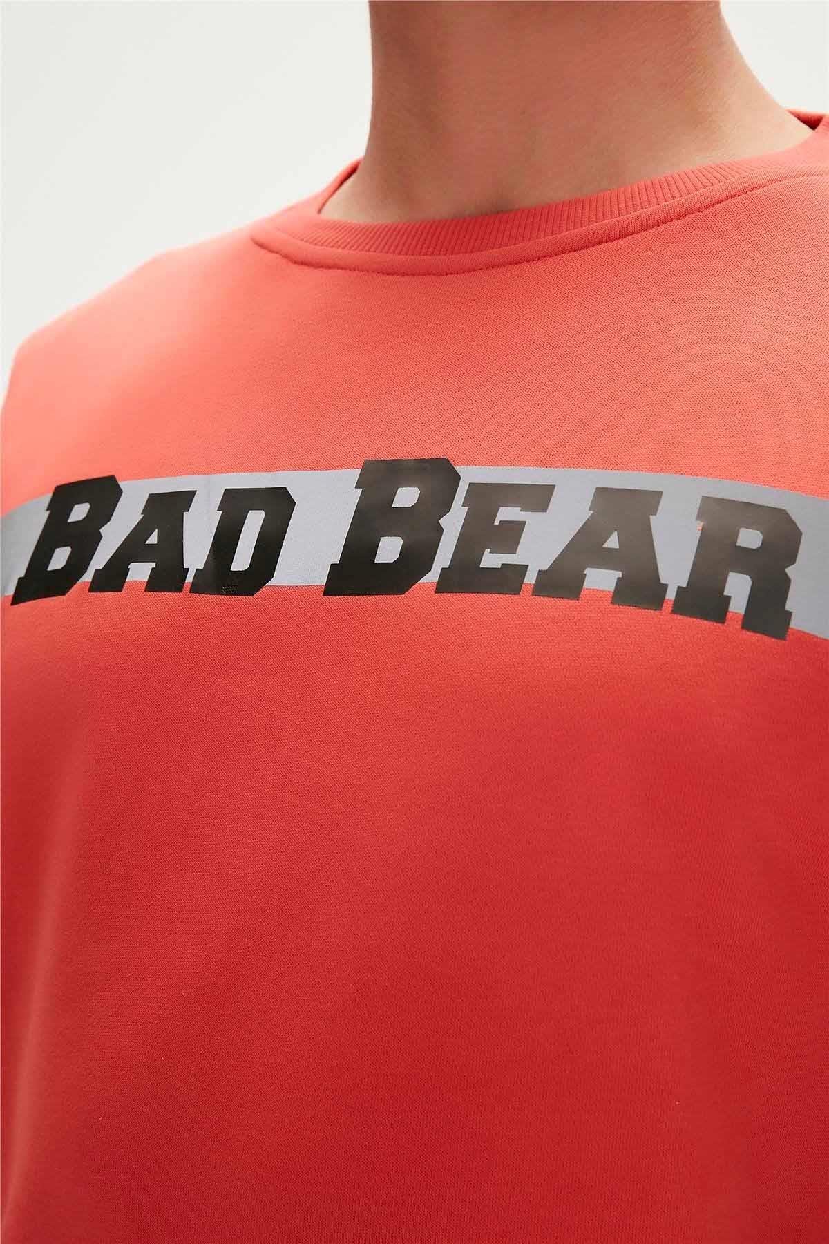 BAD BEARSweatshirtBad Bear Reflect Bear Crewneck Erkek Sweatshirt 23.02.12.021GINGER