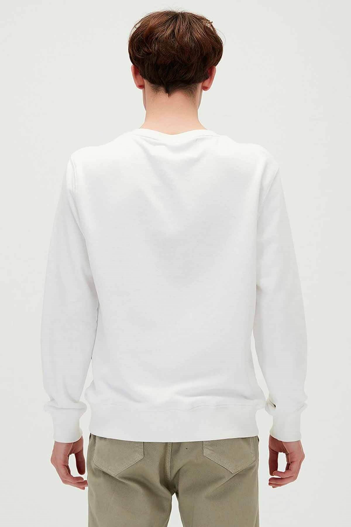 BAD BEARSweatshirtBad Bear Snowfox Crewneck Erkek Sweatshirt 21.02.12.006-C04OFF-WHITE