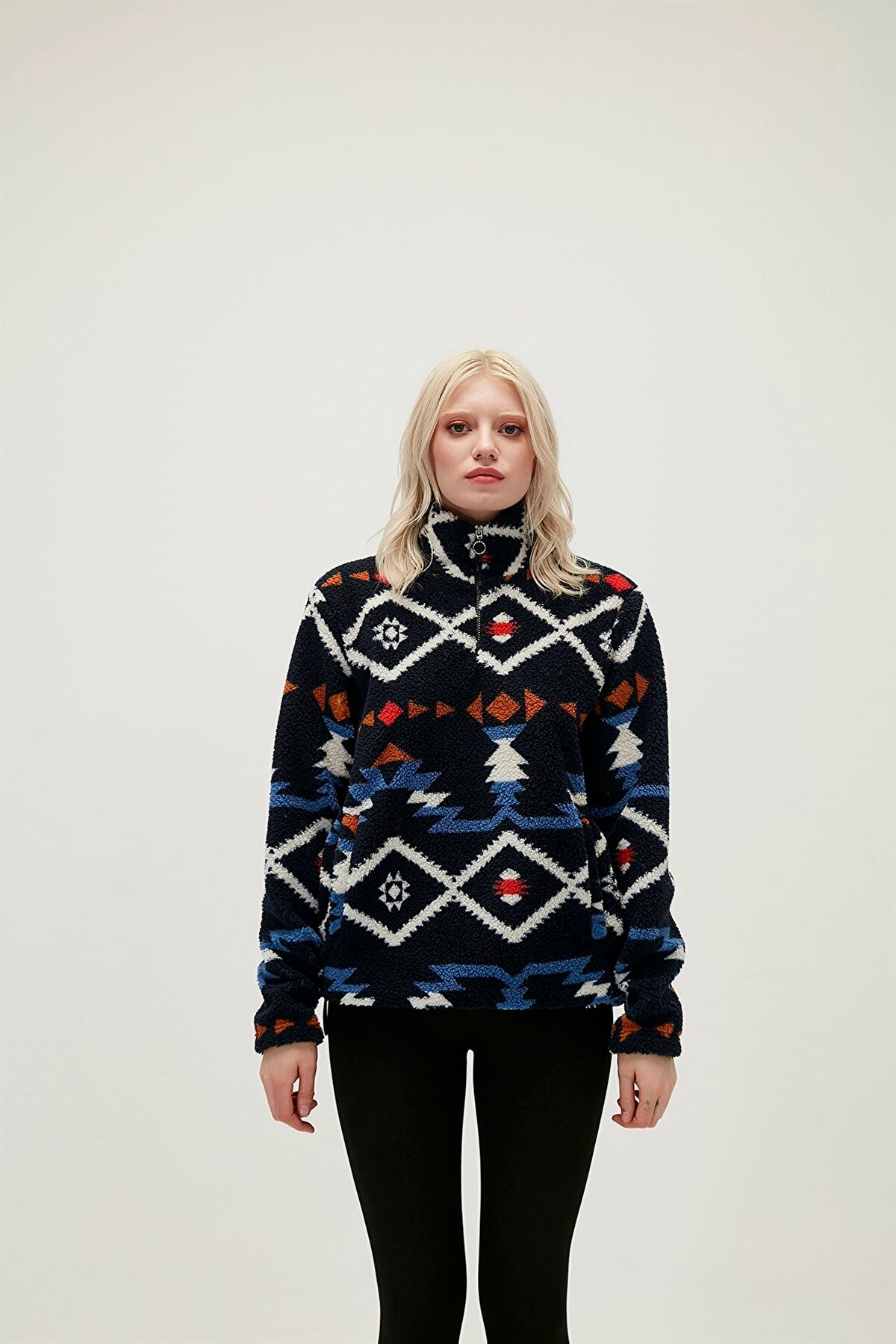 BAD BEARSweatshirtBad Bear Ursula Plush Kadın Peluş Ceket Kadın Sweatshirt 21.04.29.001LACI