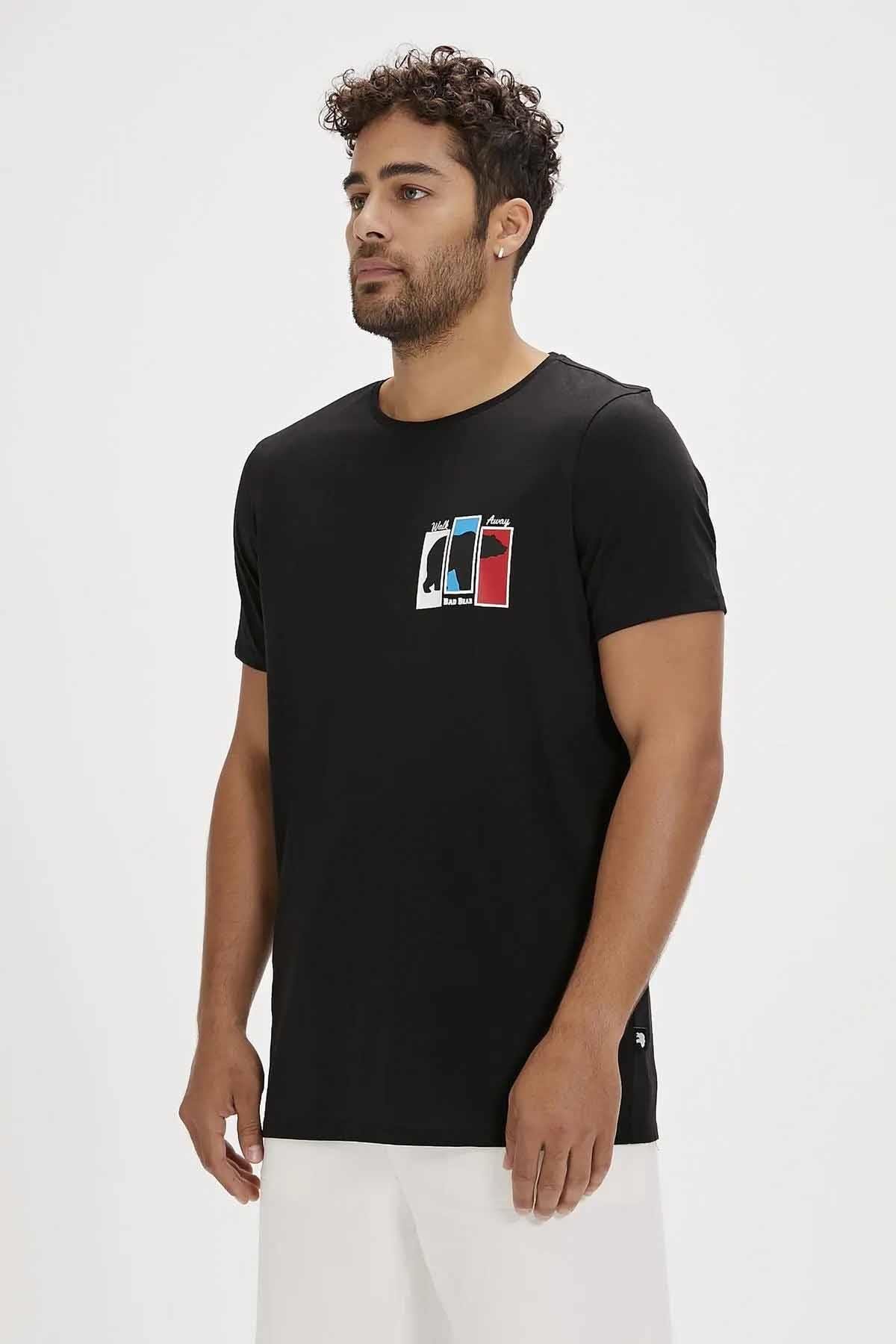 BAD BEARTişörtBad Bear Grizzle T-Shirt Erkek Tişört 24.01.07.019Siyah