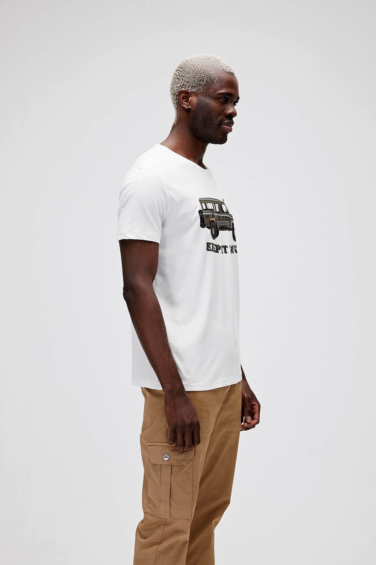 BAD BEARTişörtBad Bear Keep it Tee Erkek Tişört 21.01.07.029Off-White