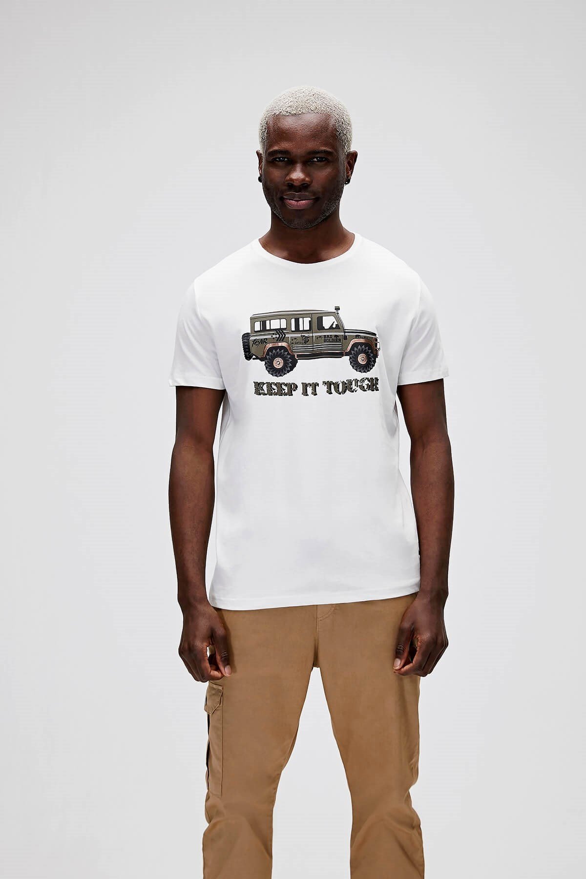 BAD BEARTişörtBad Bear Keep it Tee Erkek Tişört 21.01.07.029Off-White