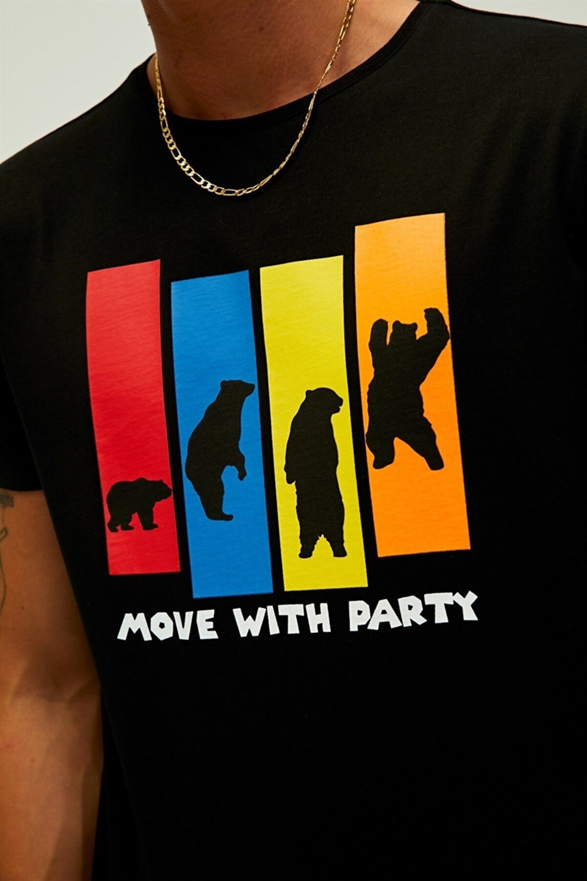 BAD BEARTişörtBad Bear Party Erkek Tişört 22.01.07.036NIGHT