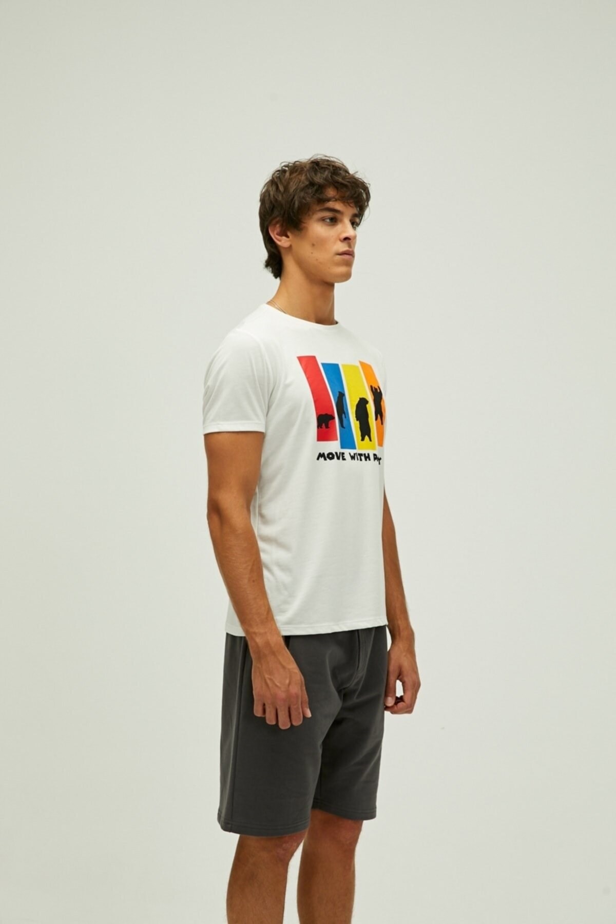 BAD BEARTişörtBad Bear Party Erkek Tişört 22.01.07.036OFF-WHITE