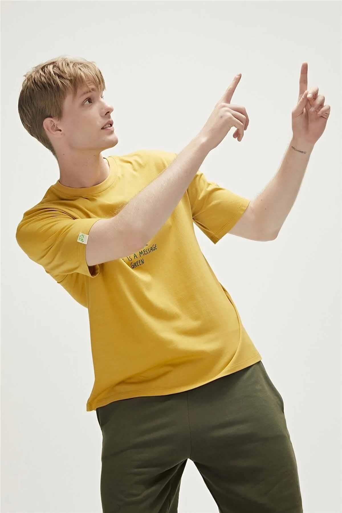 BAD BEARTişörtBad Bear Re-Finger T-Shirt Erkek Tişört 23.01.07.007CIDER